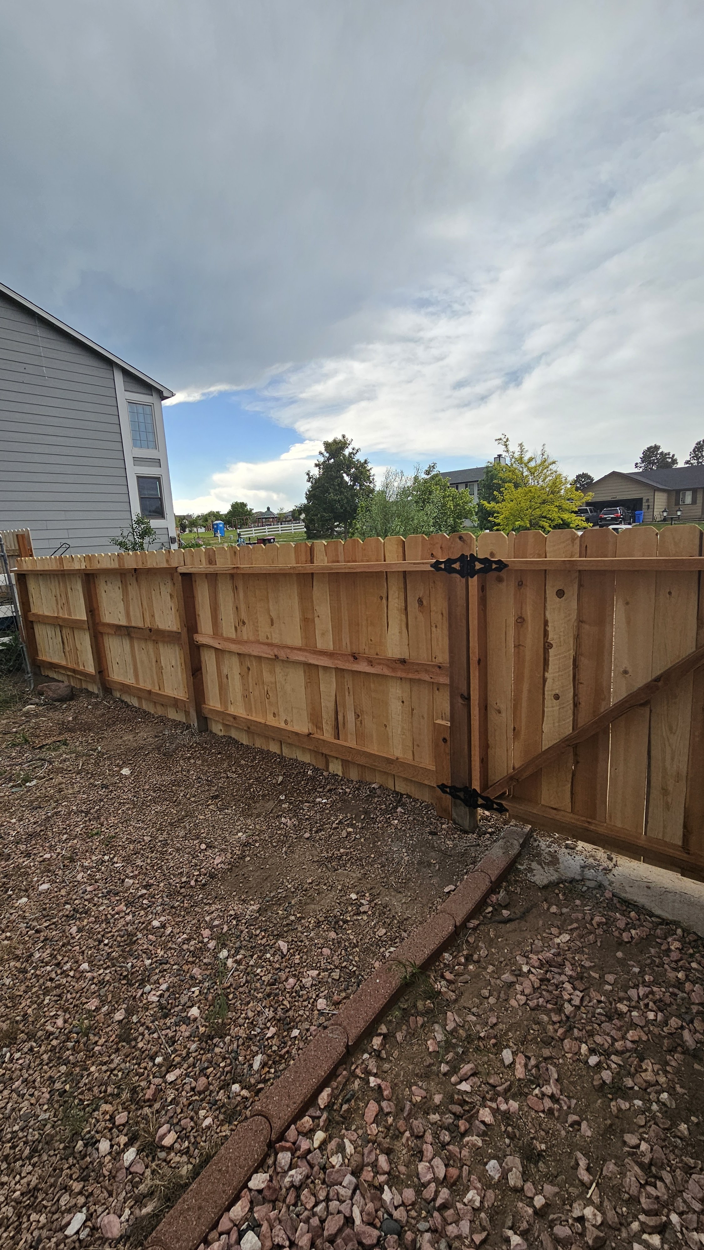 Big Blu's fencing project 88 in Colorado Springs