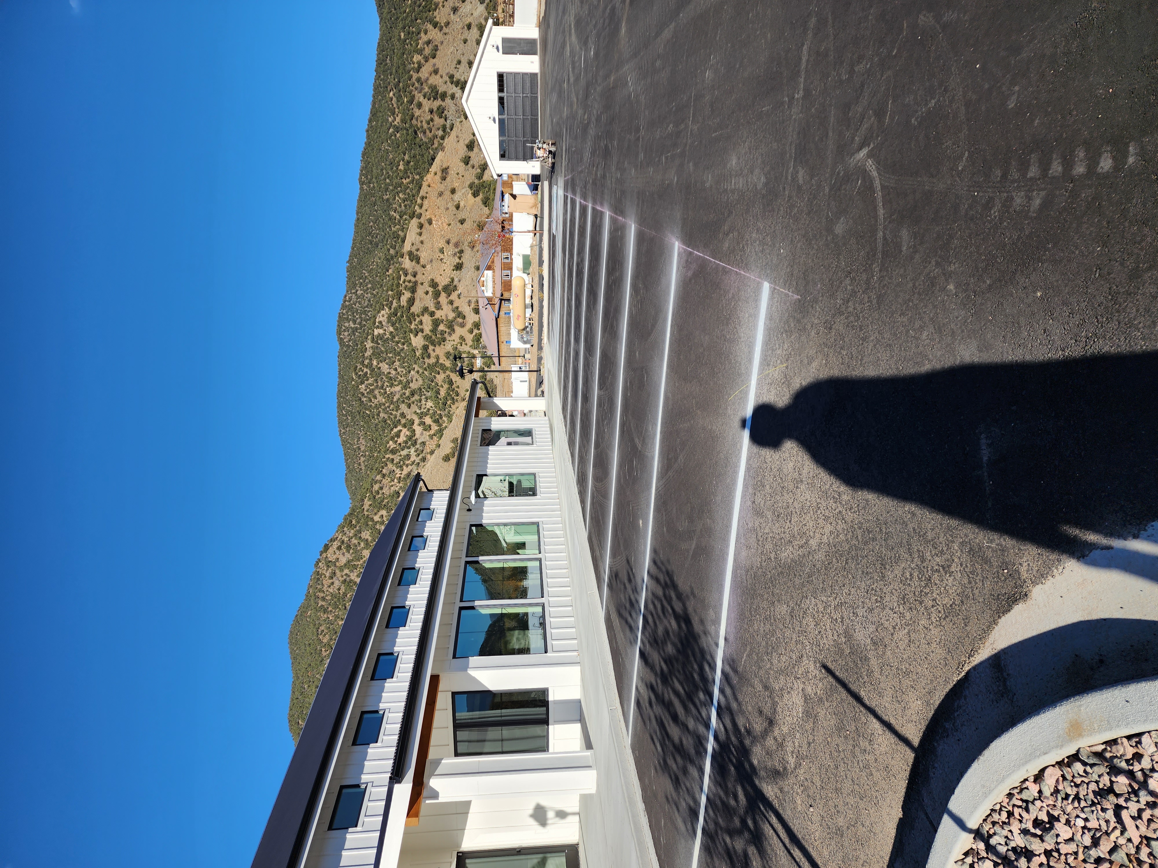 Parking lot striping project 56 by Big Blu's