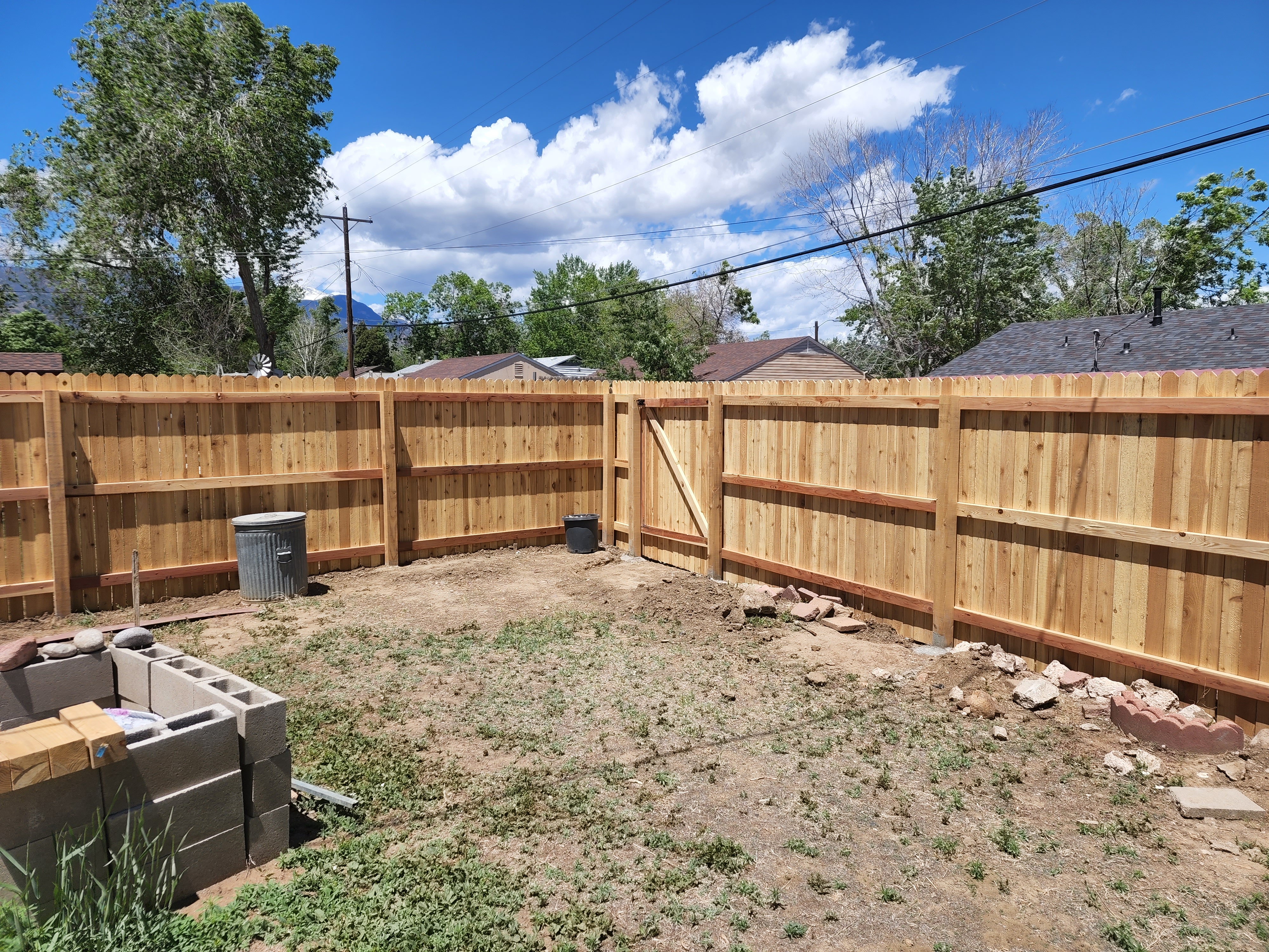 Big Blu's fencing project 55 in Colorado Springs