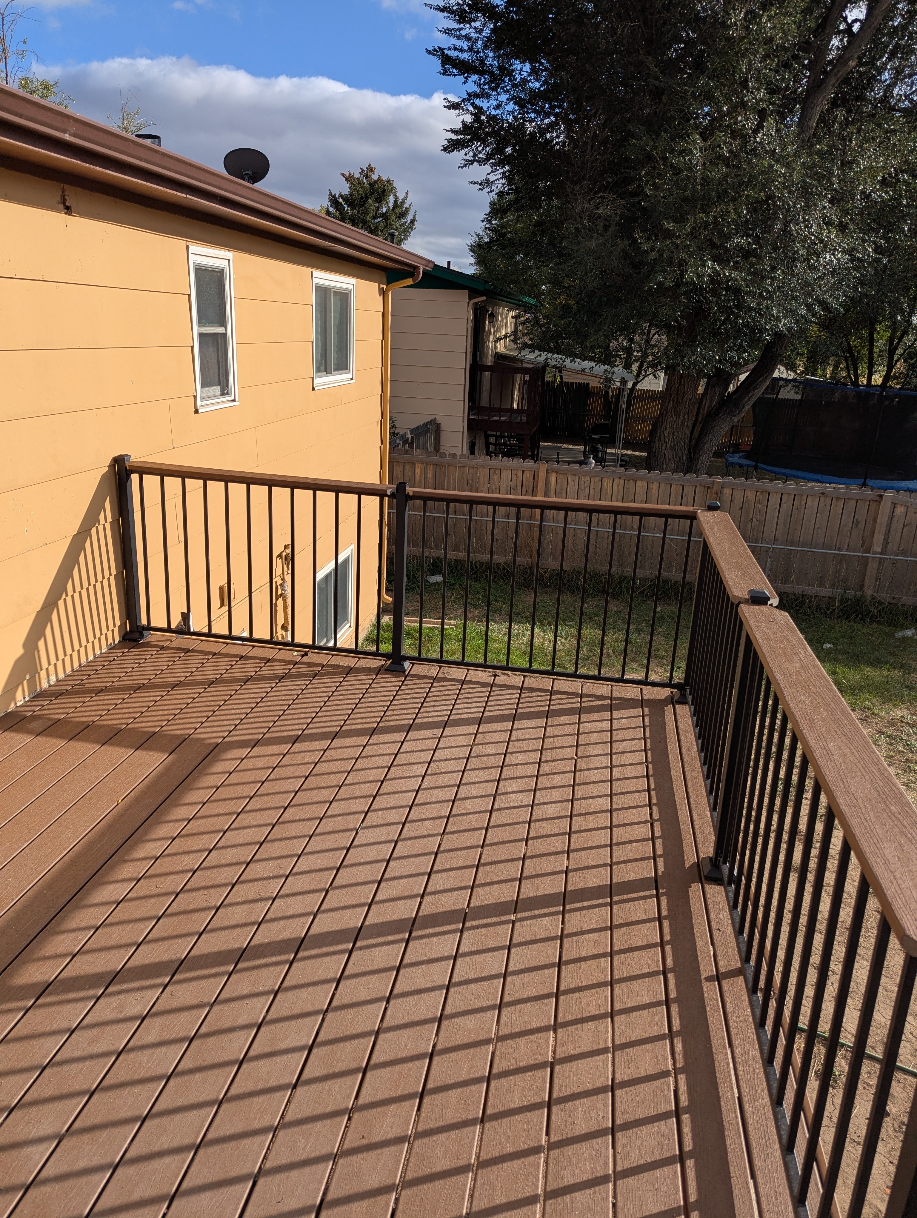 Big Blu's deck project 12 in Colorado Springs