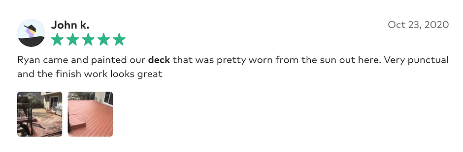 Customer review 6 for Big Blu's