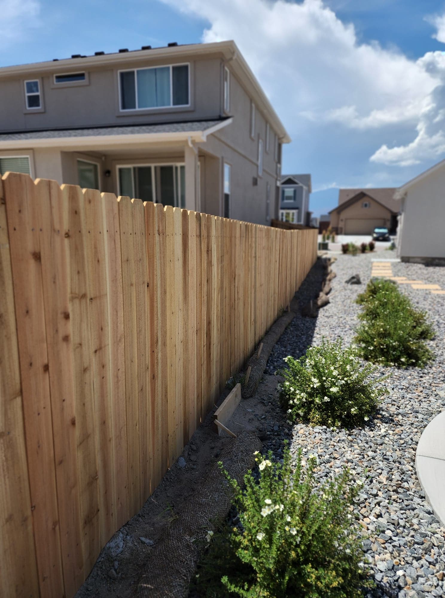 Big Blu's fencing project 33 in Colorado Springs