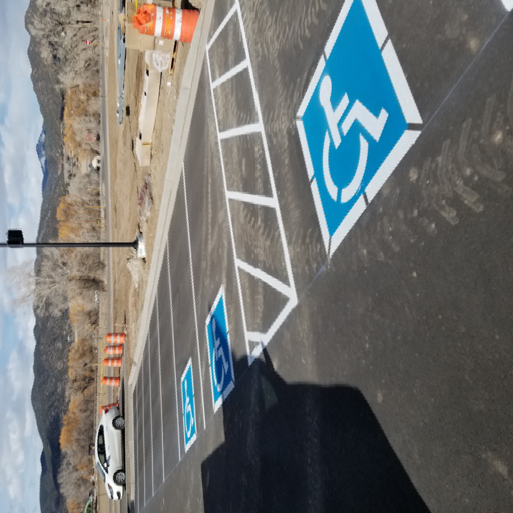 Parking lot striping project 31 by Big Blu's
