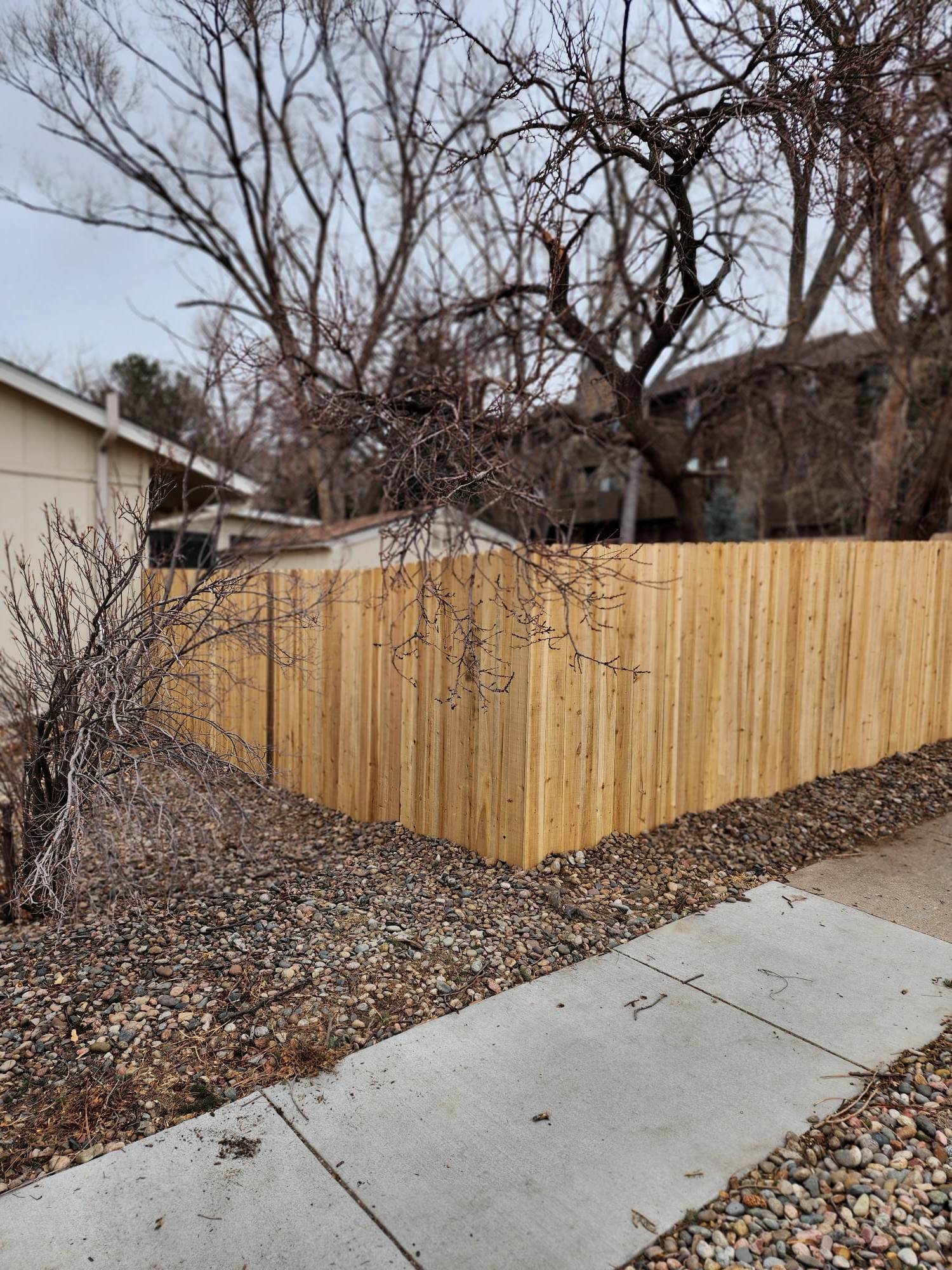 Big Blu's fencing project 25 in Colorado Springs