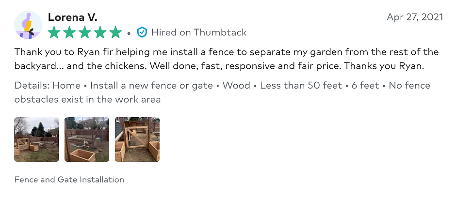 Customer review 14 for Big Blu's