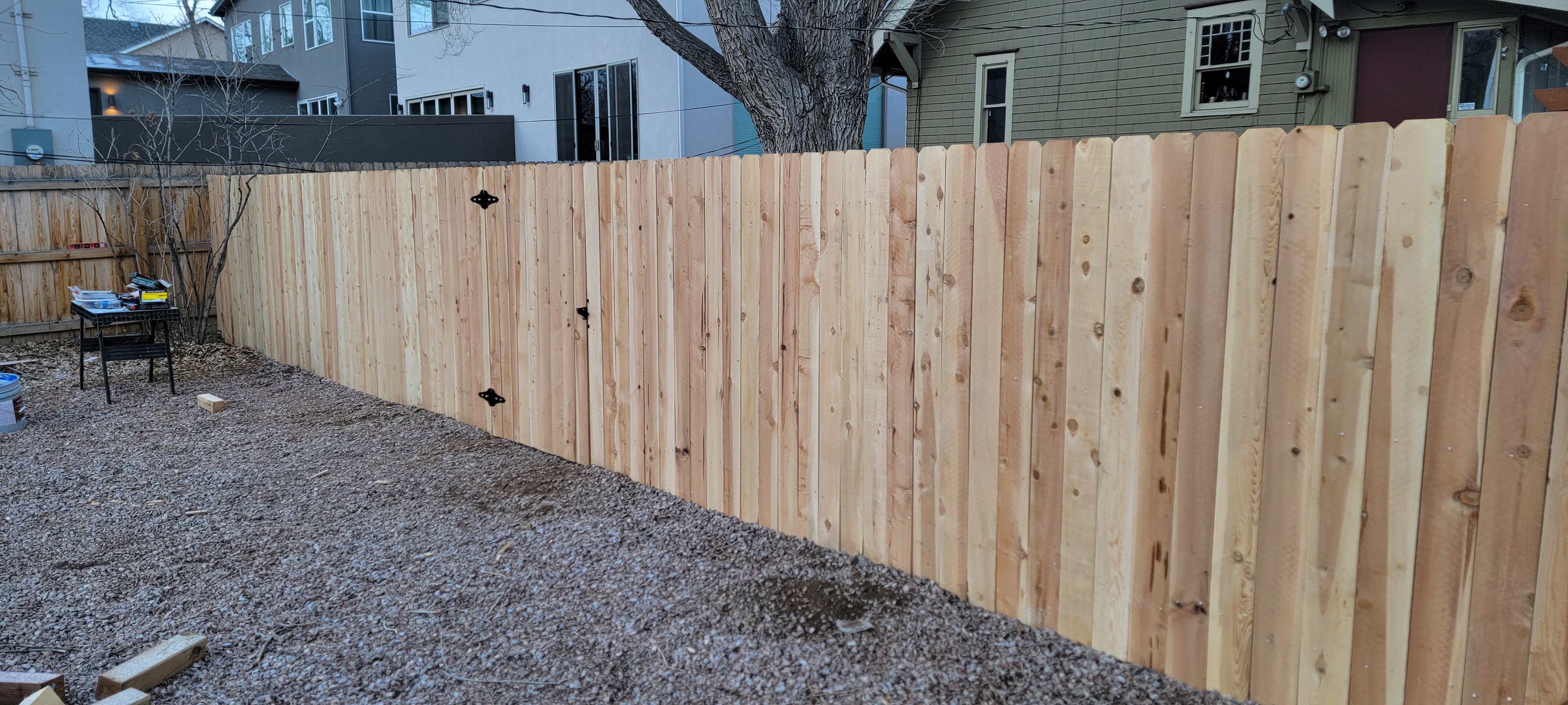 Big Blu's fencing project 75 in Colorado Springs