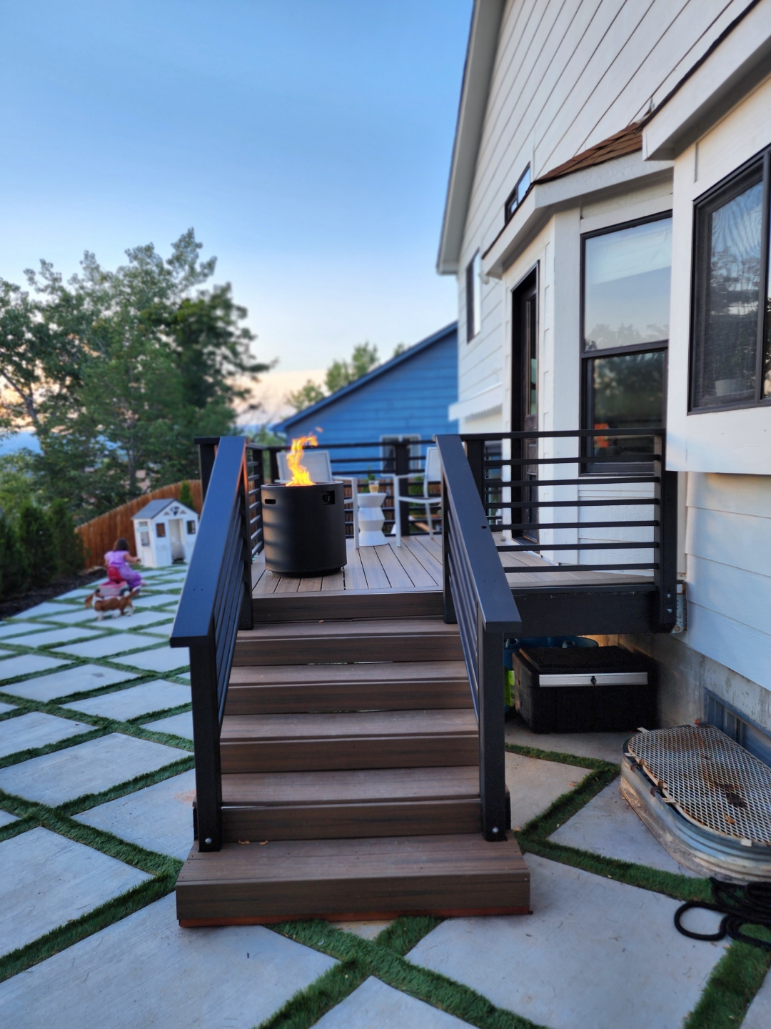 Big Blu's deck project 16 in Colorado Springs