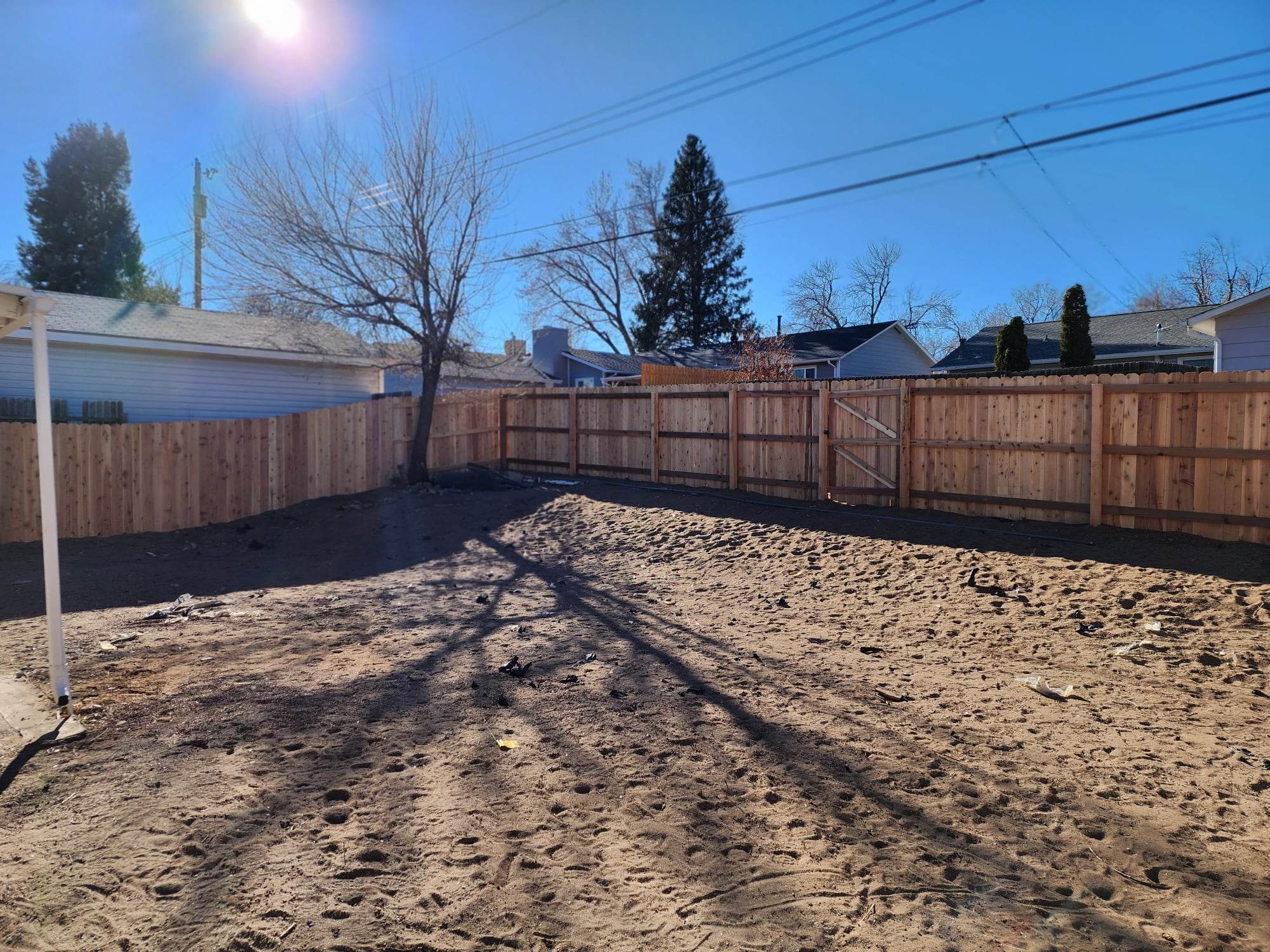 Big Blu's fencing project 46 in Colorado Springs