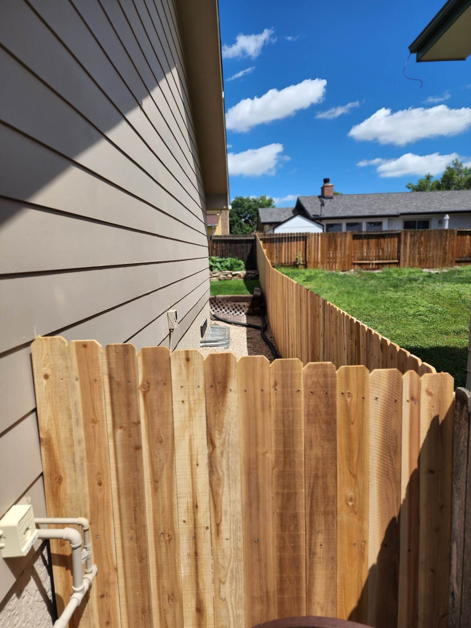 Big Blu's fencing project 31 in Colorado Springs