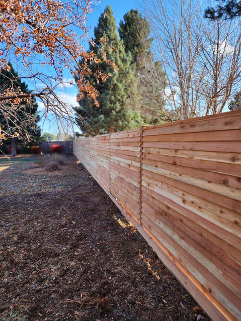Big Blu's fencing project 11 in Colorado Springs