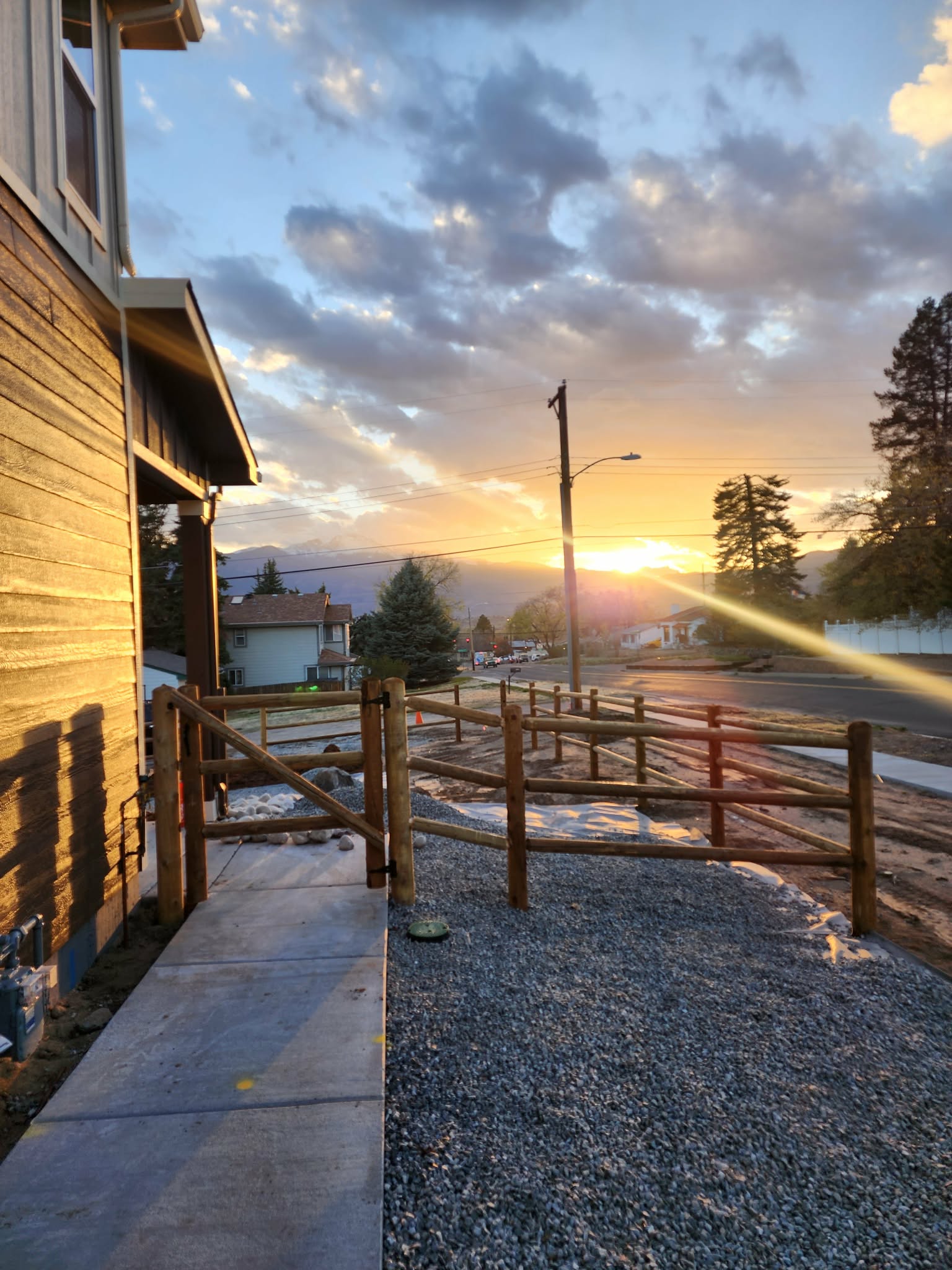 Big Blu's fencing project 26 in Colorado Springs