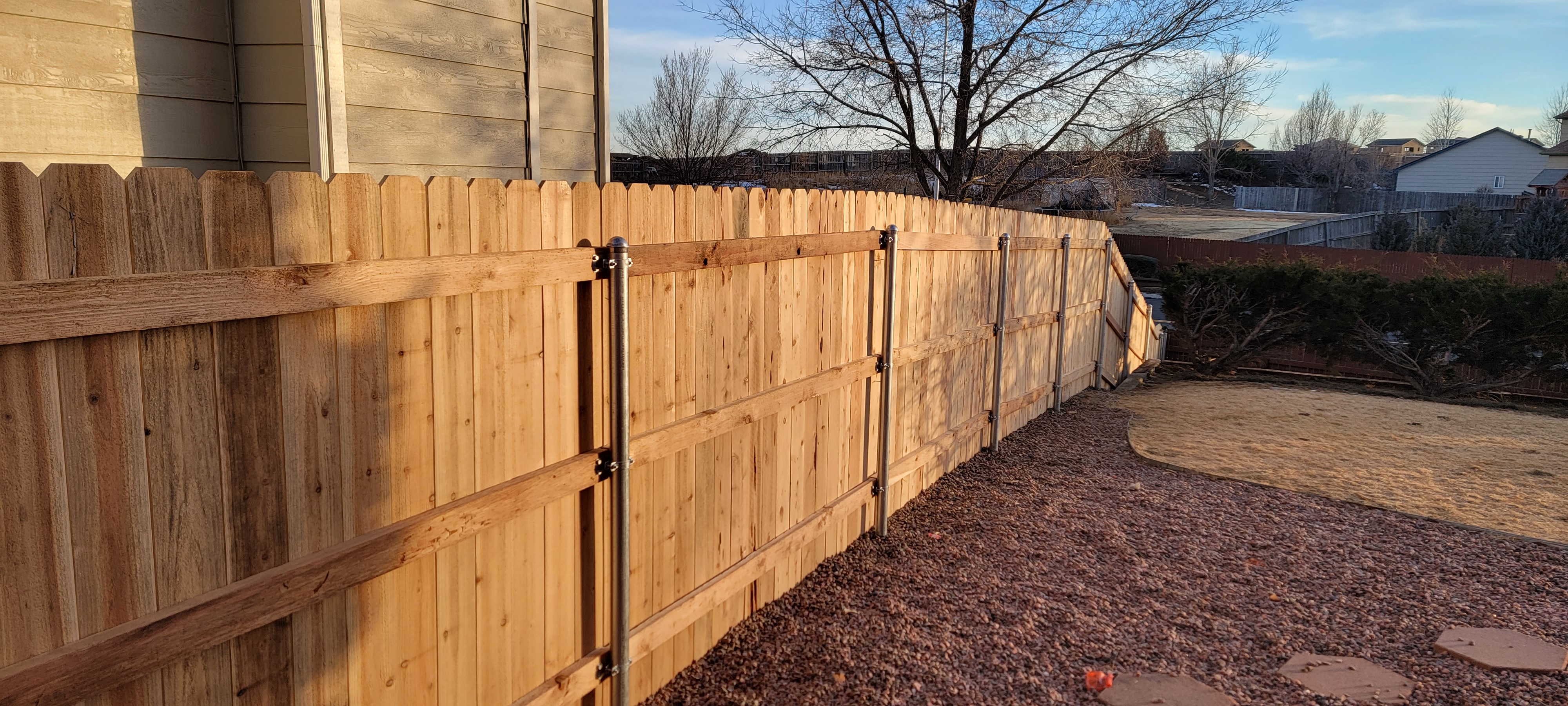 Big Blu's fencing project 77 in Colorado Springs