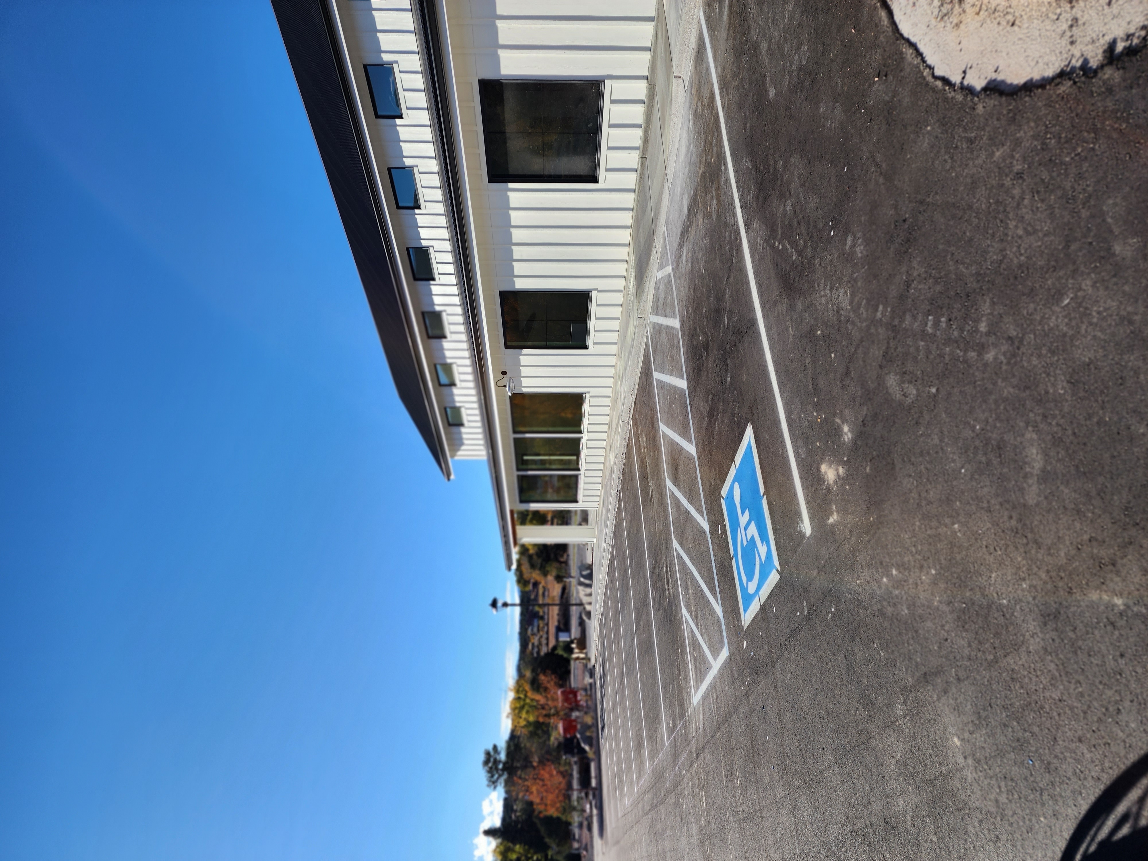 Parking lot striping project 54 by Big Blu's