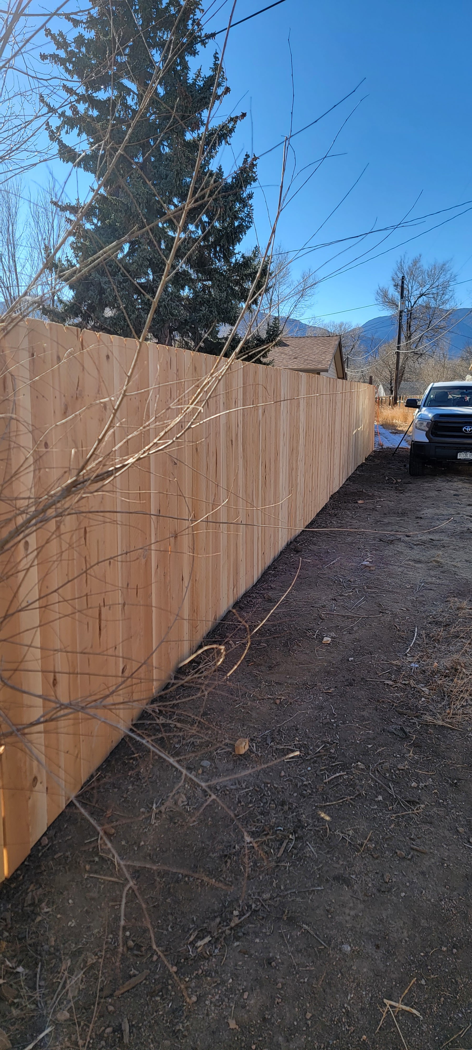 Big Blu's fencing project 71 in Colorado Springs