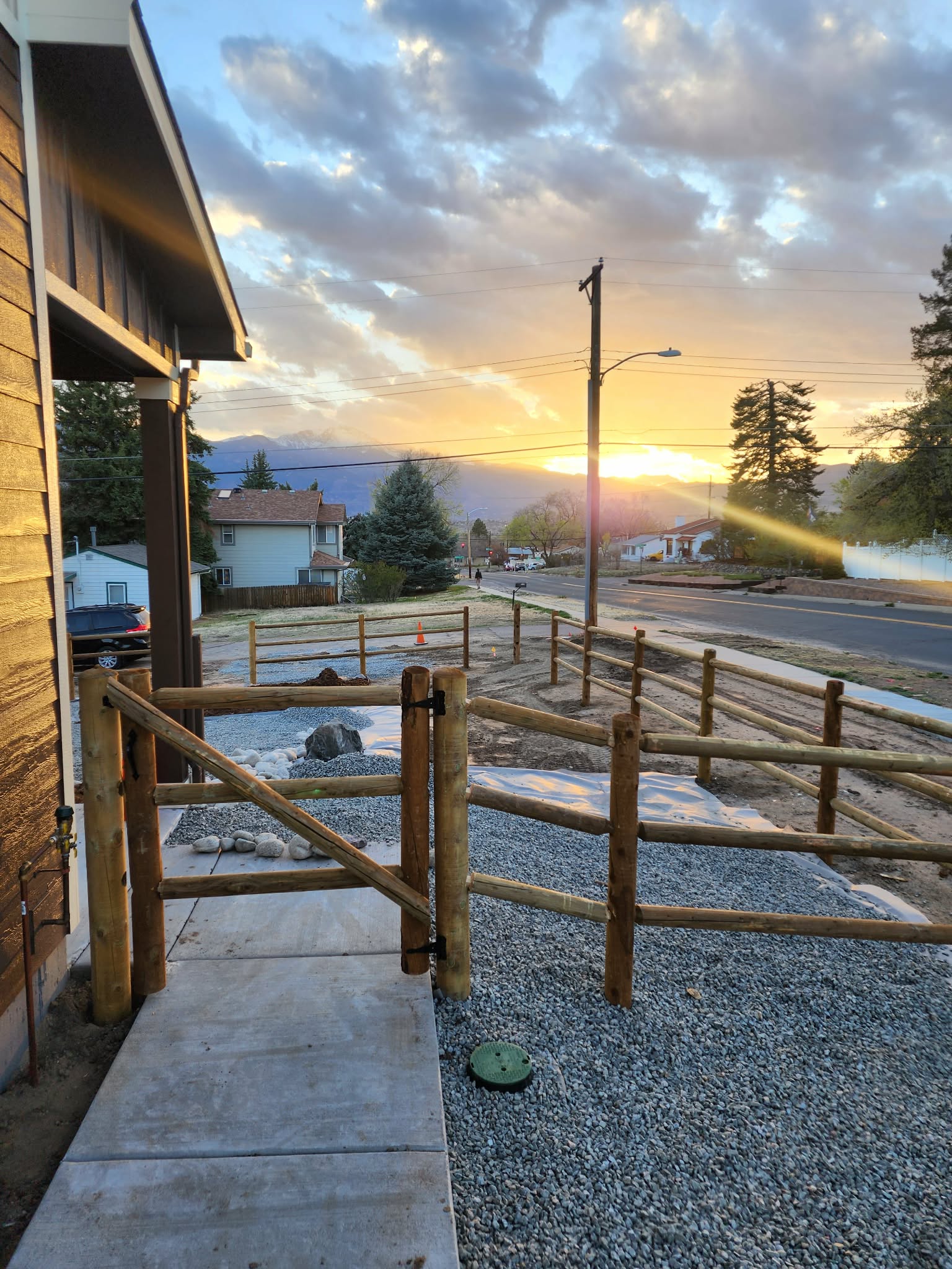 Big Blu's fencing project 64 in Colorado Springs