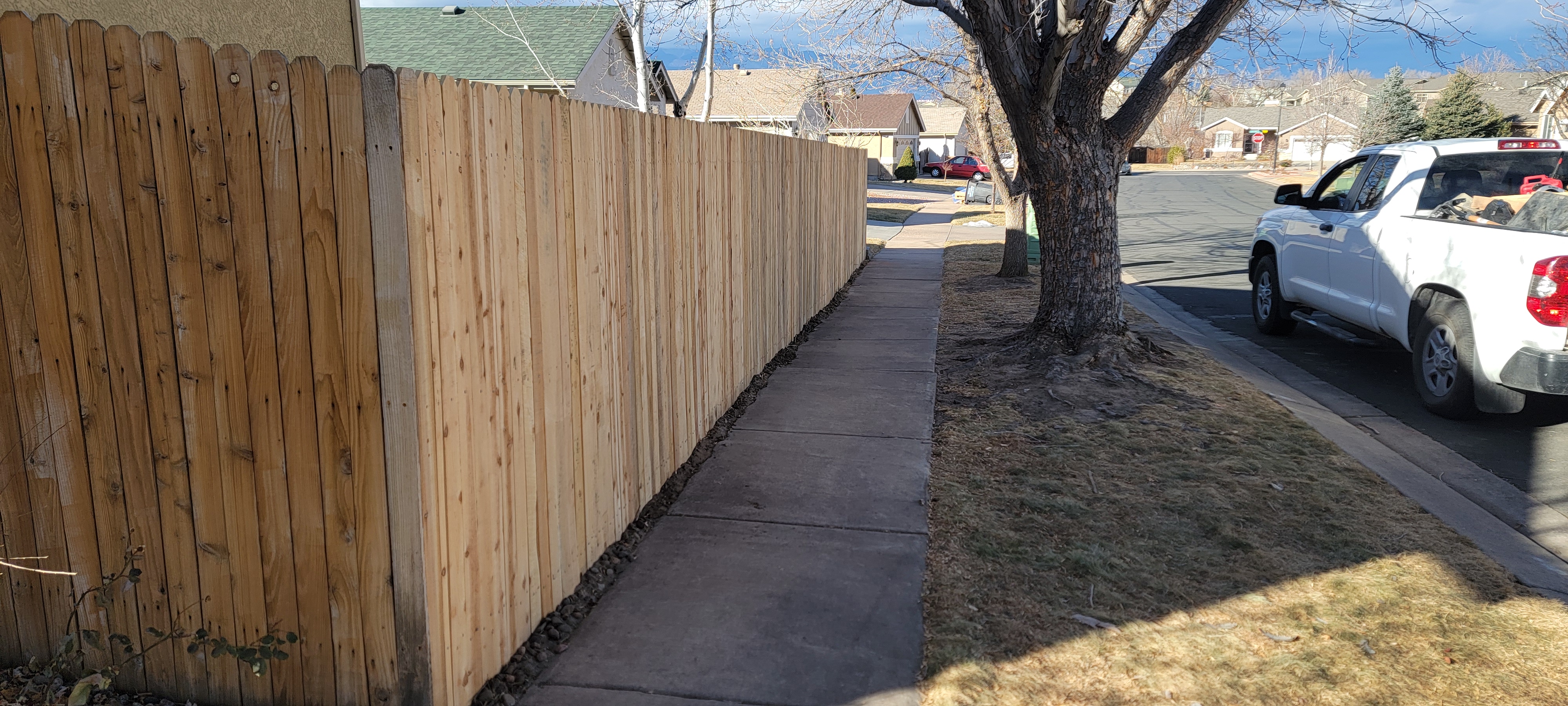 Big Blu's fencing project 74 in Colorado Springs
