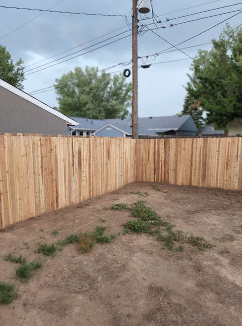 Big Blu's fencing project 20 in Colorado Springs