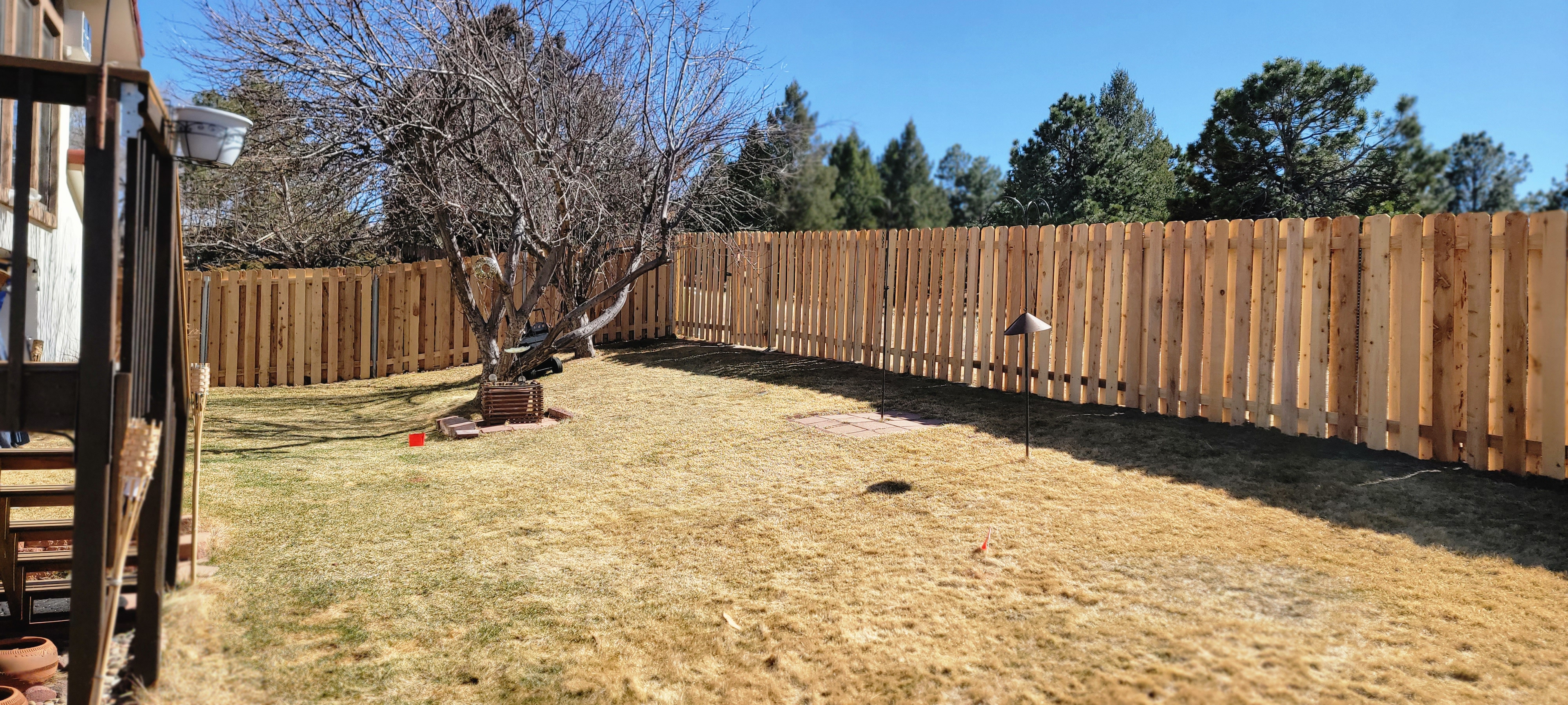Big Blu's fencing project 32 in Colorado Springs