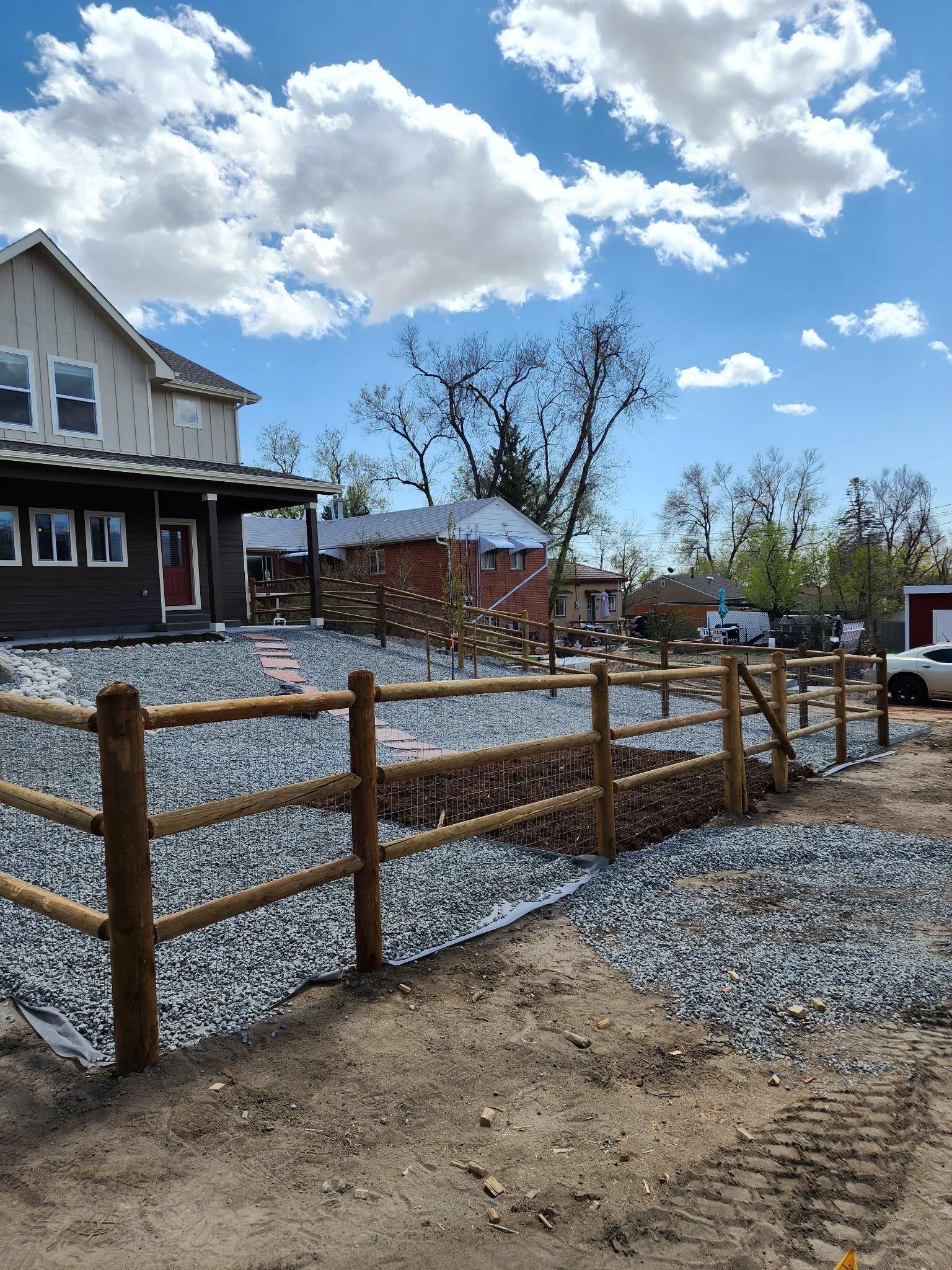 Big Blu's fencing project 41 in Colorado Springs