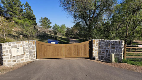 Big Blu's fencing project 2 in Colorado Springs