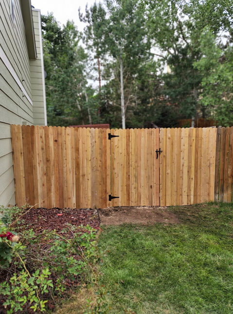 Big Blu's fencing project 17 in Colorado Springs