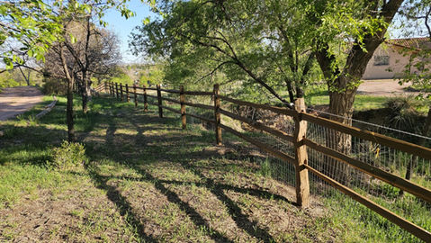 Big Blu's fencing project 4 in Colorado Springs