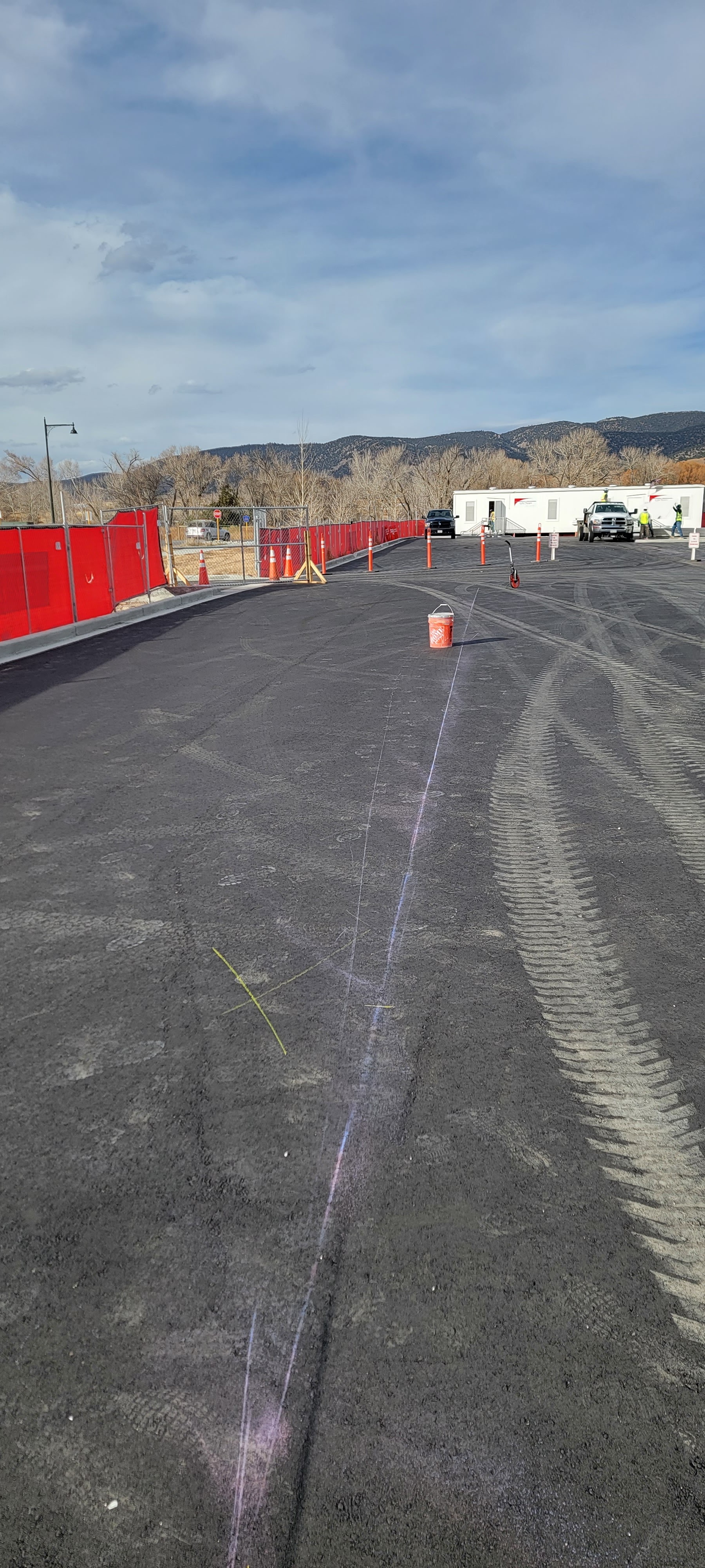 Parking lot striping project 49 by Big Blu's