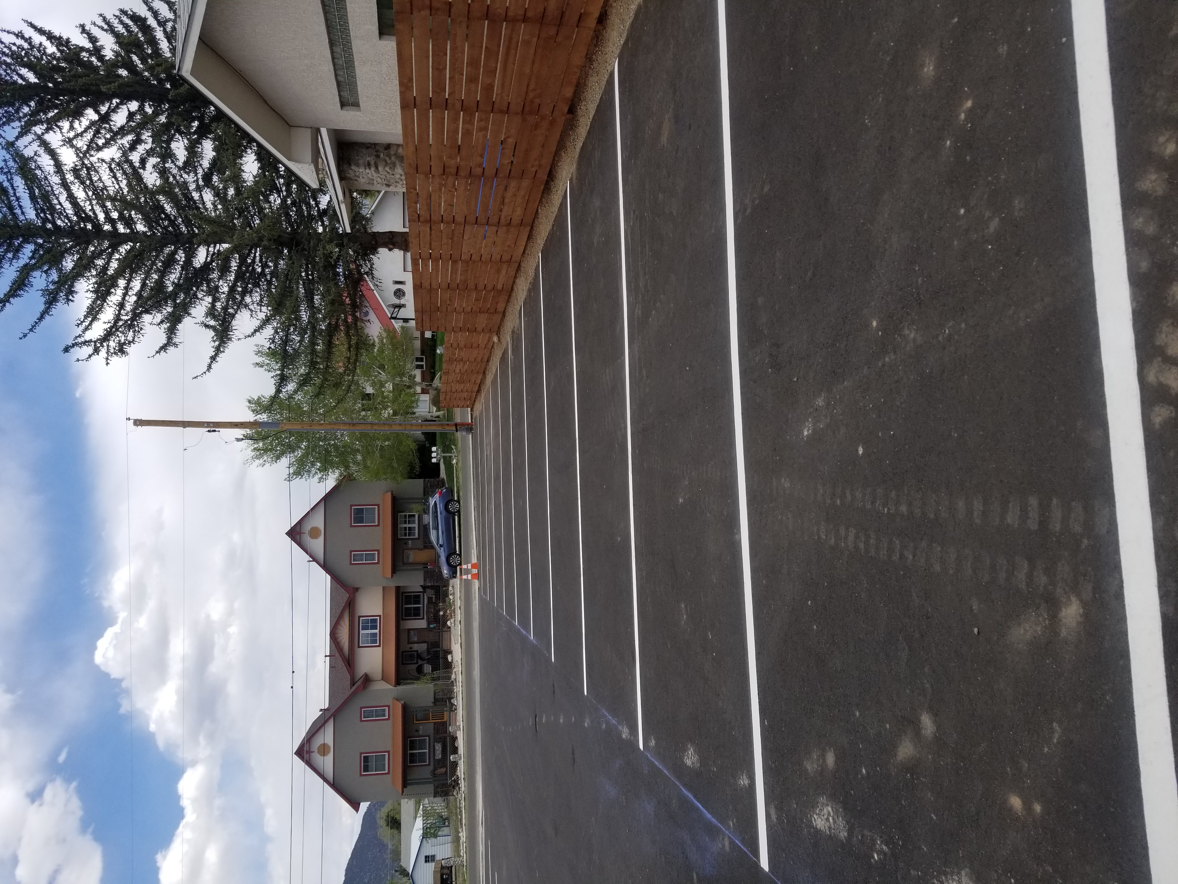 Parking lot striping project 16 by Big Blu's