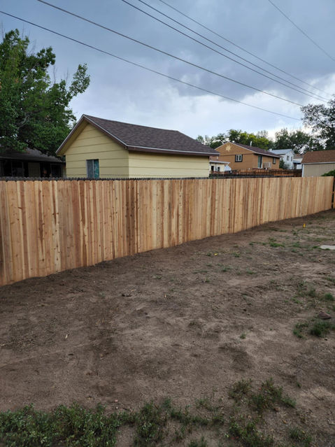 Big Blu's fencing project 12 in Colorado Springs