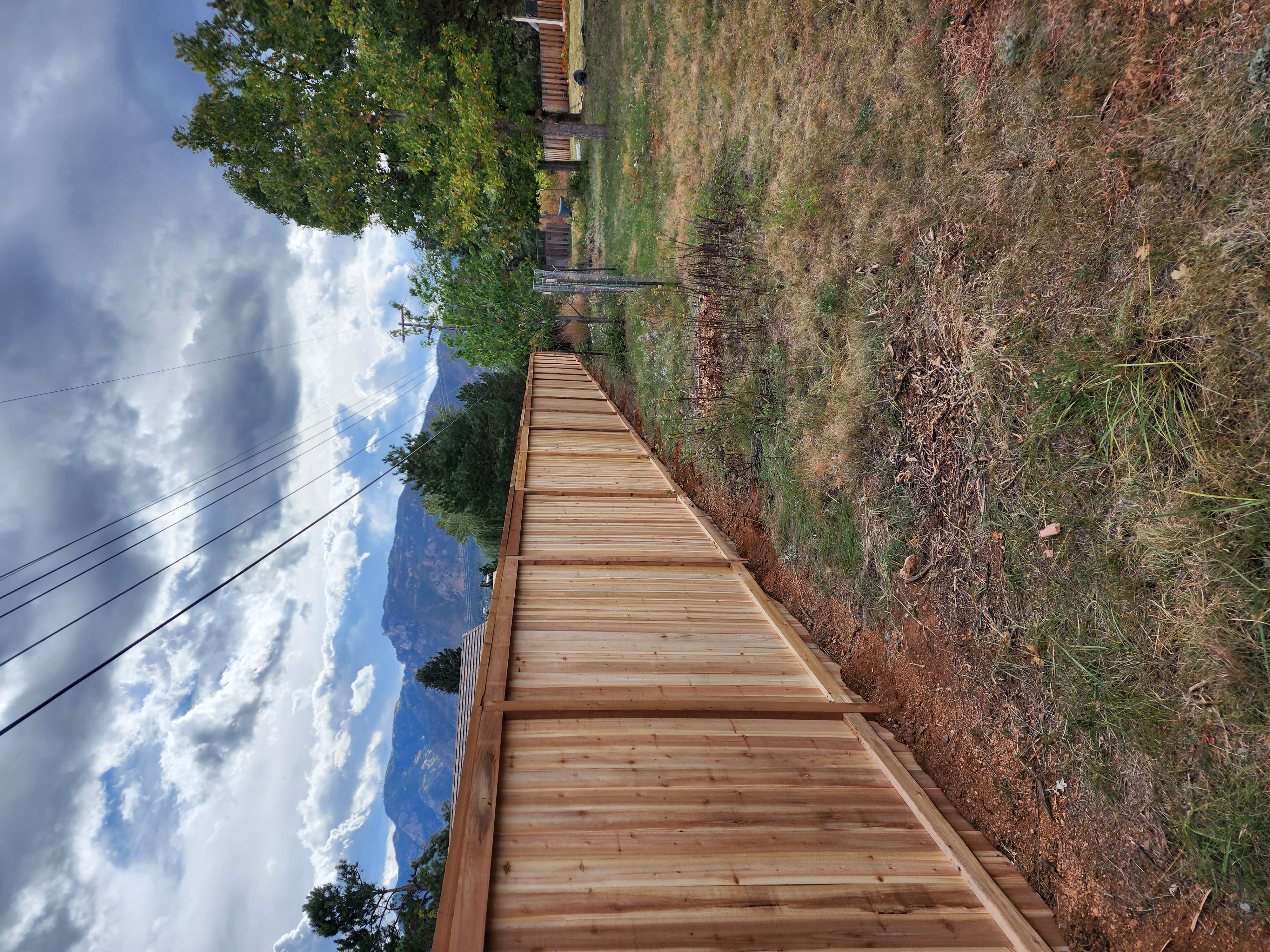 Big Blu's fencing project 93 in Colorado Springs