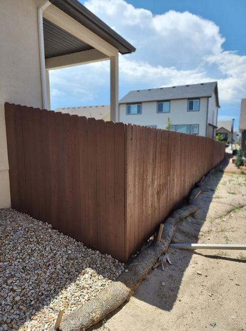Big Blu's fencing project 18 in Colorado Springs