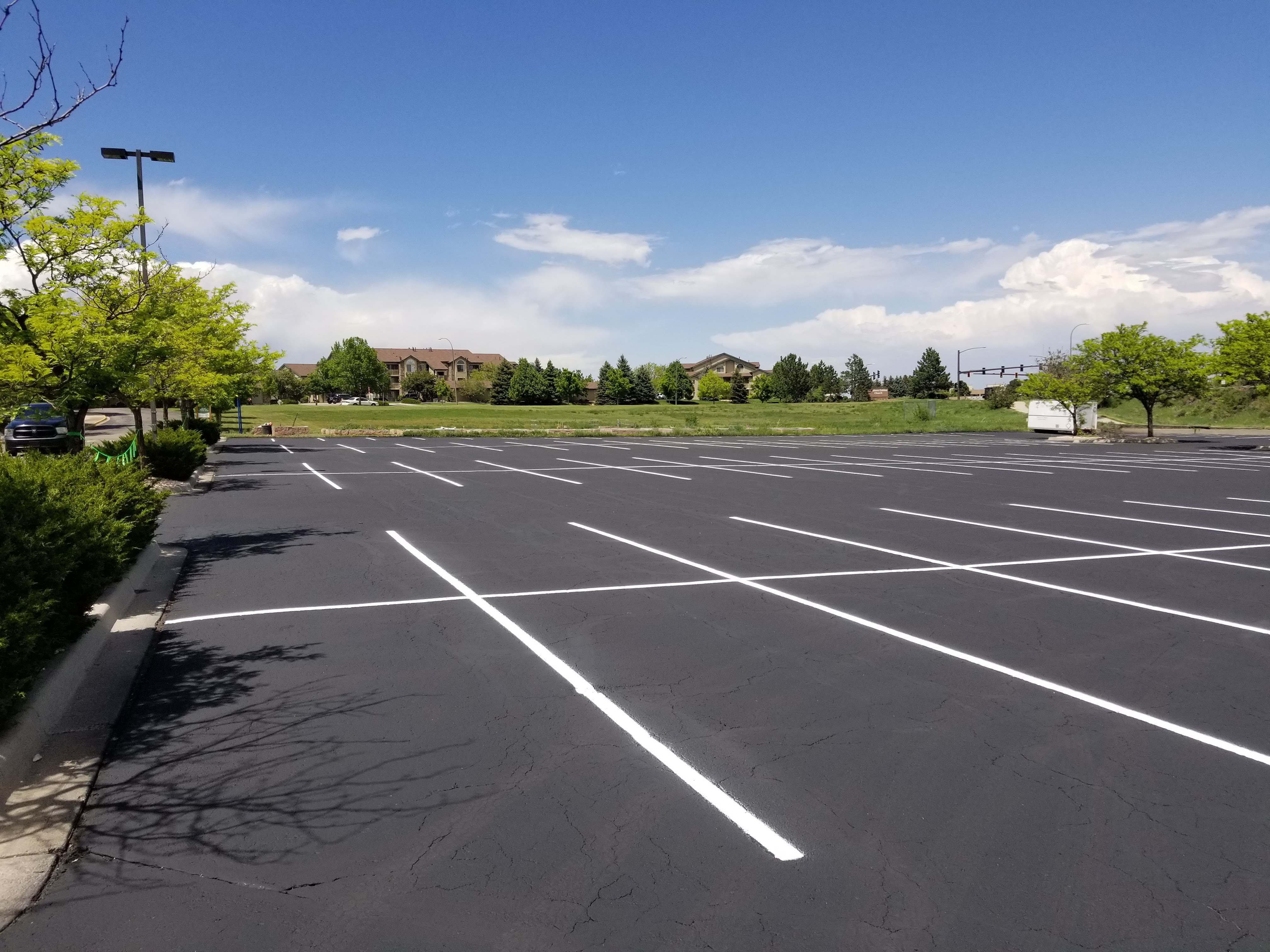 Parking lot striping project 23 by Big Blu's