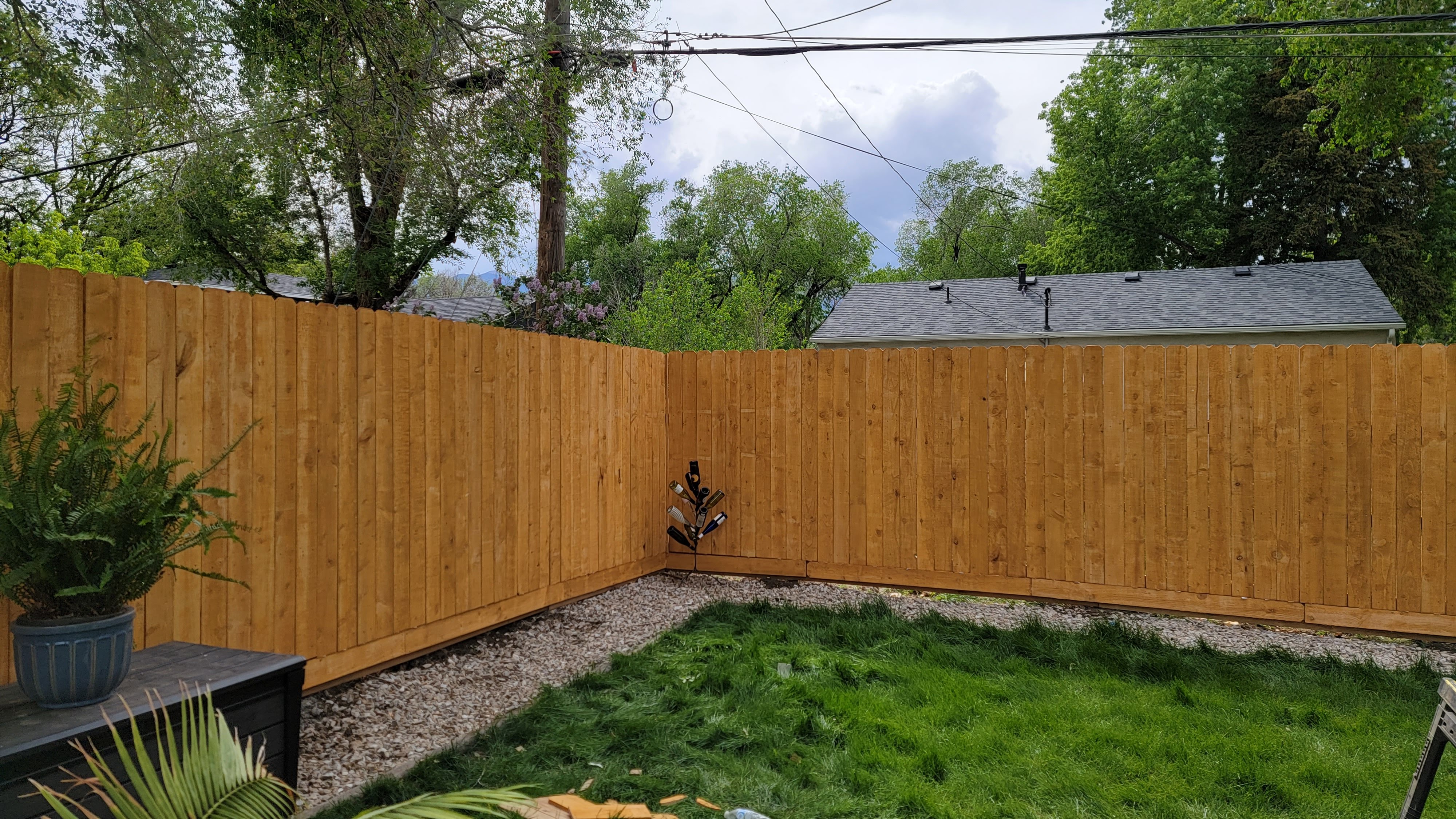Big Blu's fencing project 68 in Colorado Springs