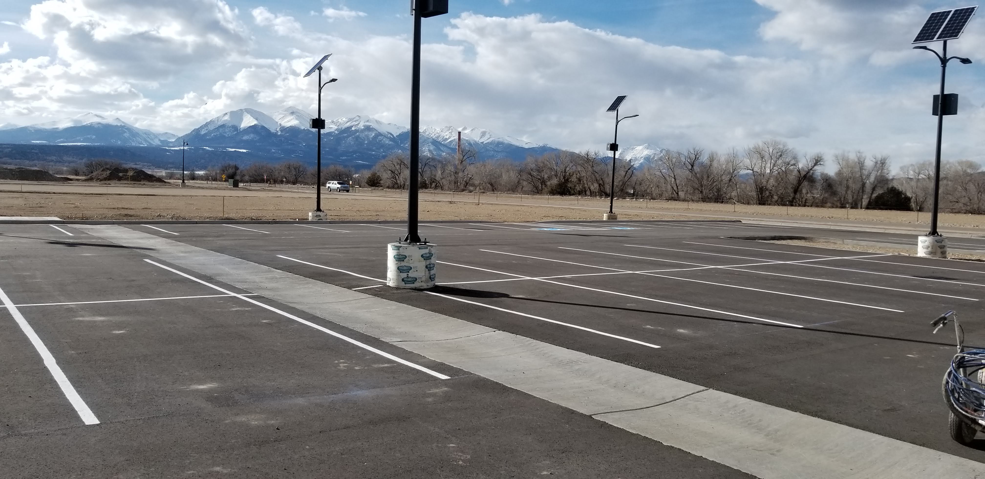 Parking lot striping project 29 by Big Blu's