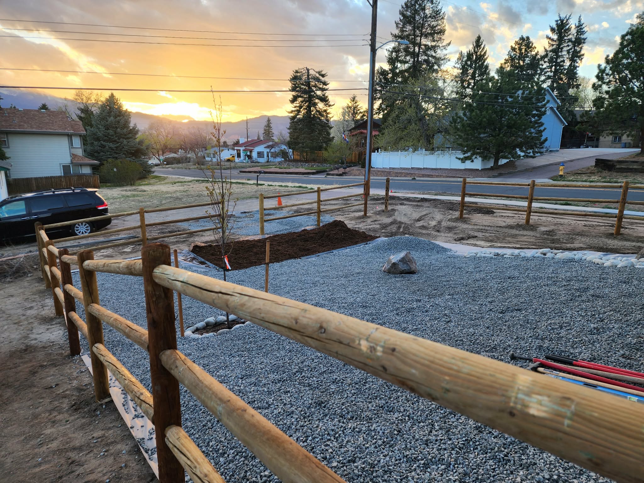 Big Blu's fencing project 29 in Colorado Springs