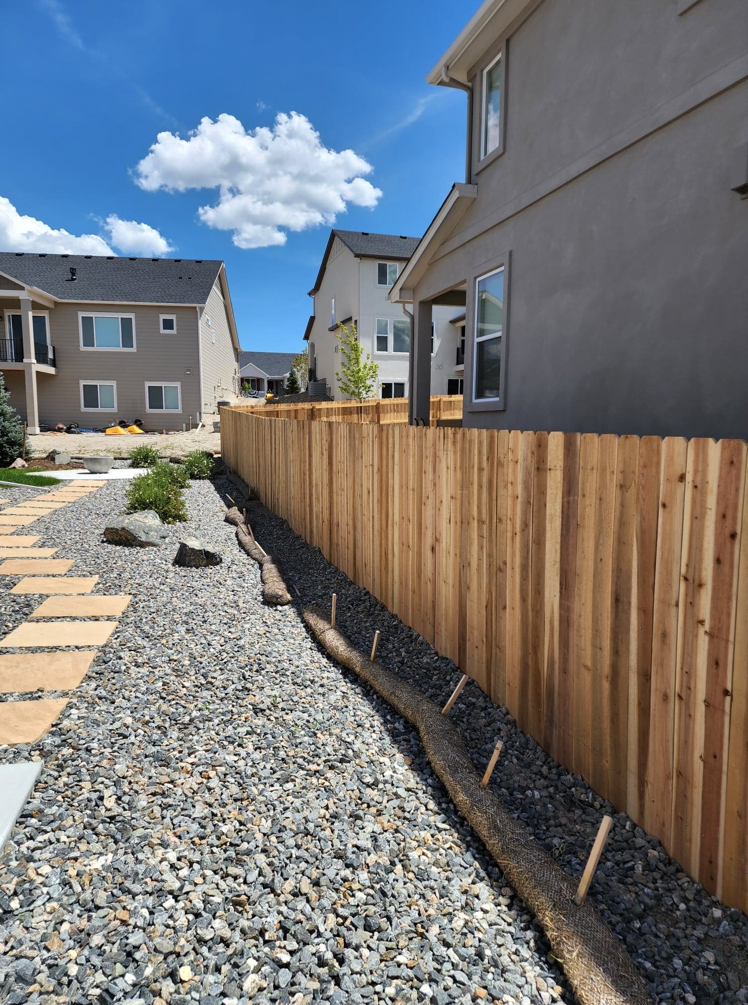 Big Blu's fencing project 28 in Colorado Springs