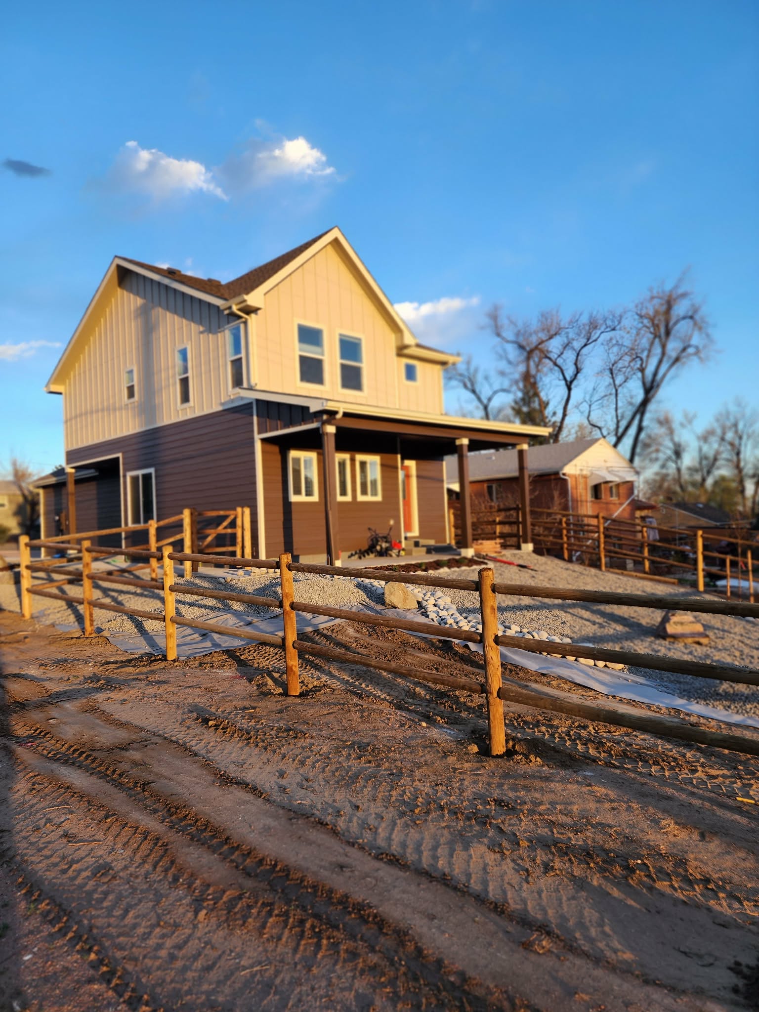 Big Blu's fencing project 48 in Colorado Springs
