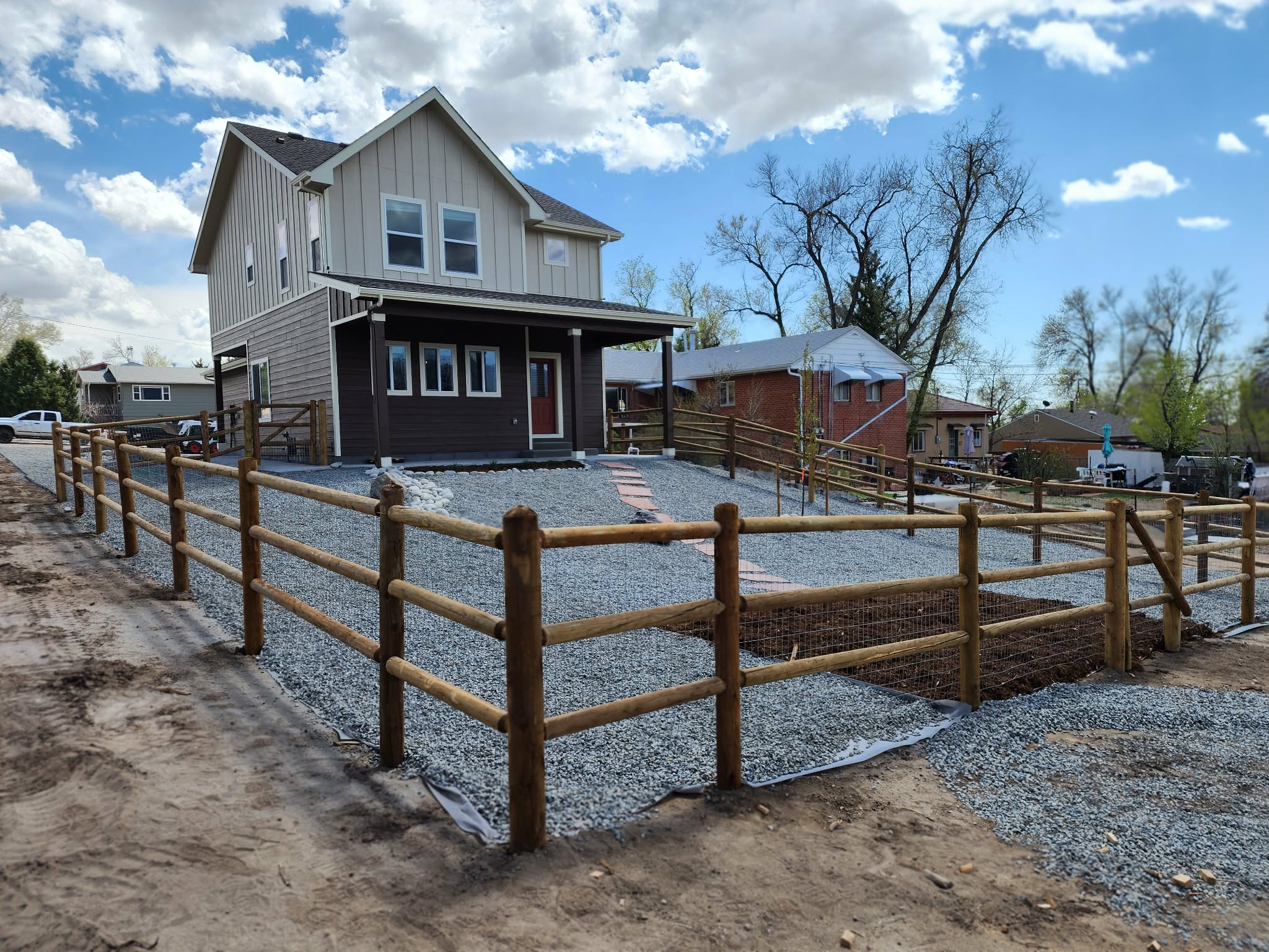 Big Blu's fencing project 52 in Colorado Springs