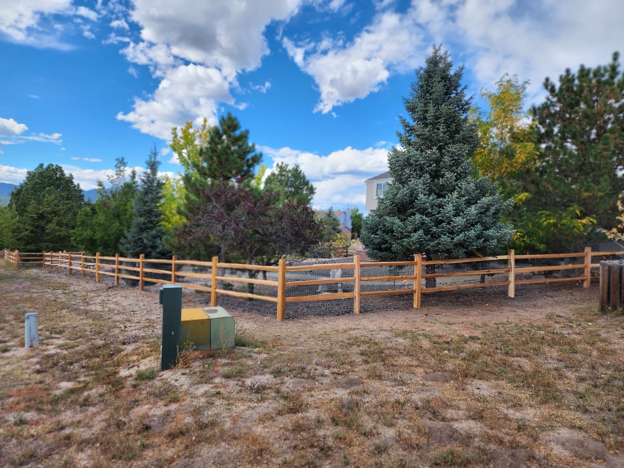 Big Blu's fencing project 47 in Colorado Springs