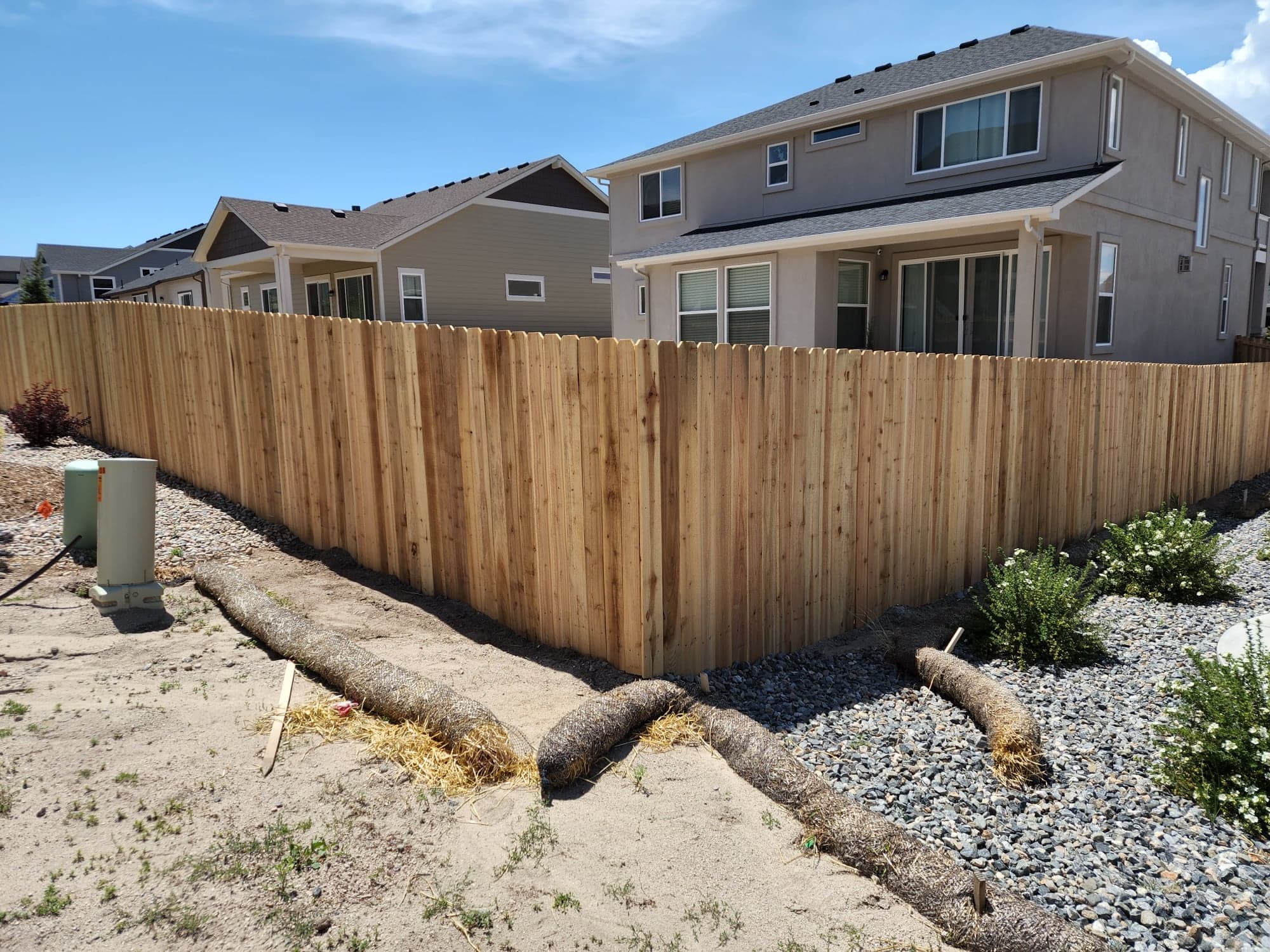 Big Blu's fencing project 60 in Colorado Springs