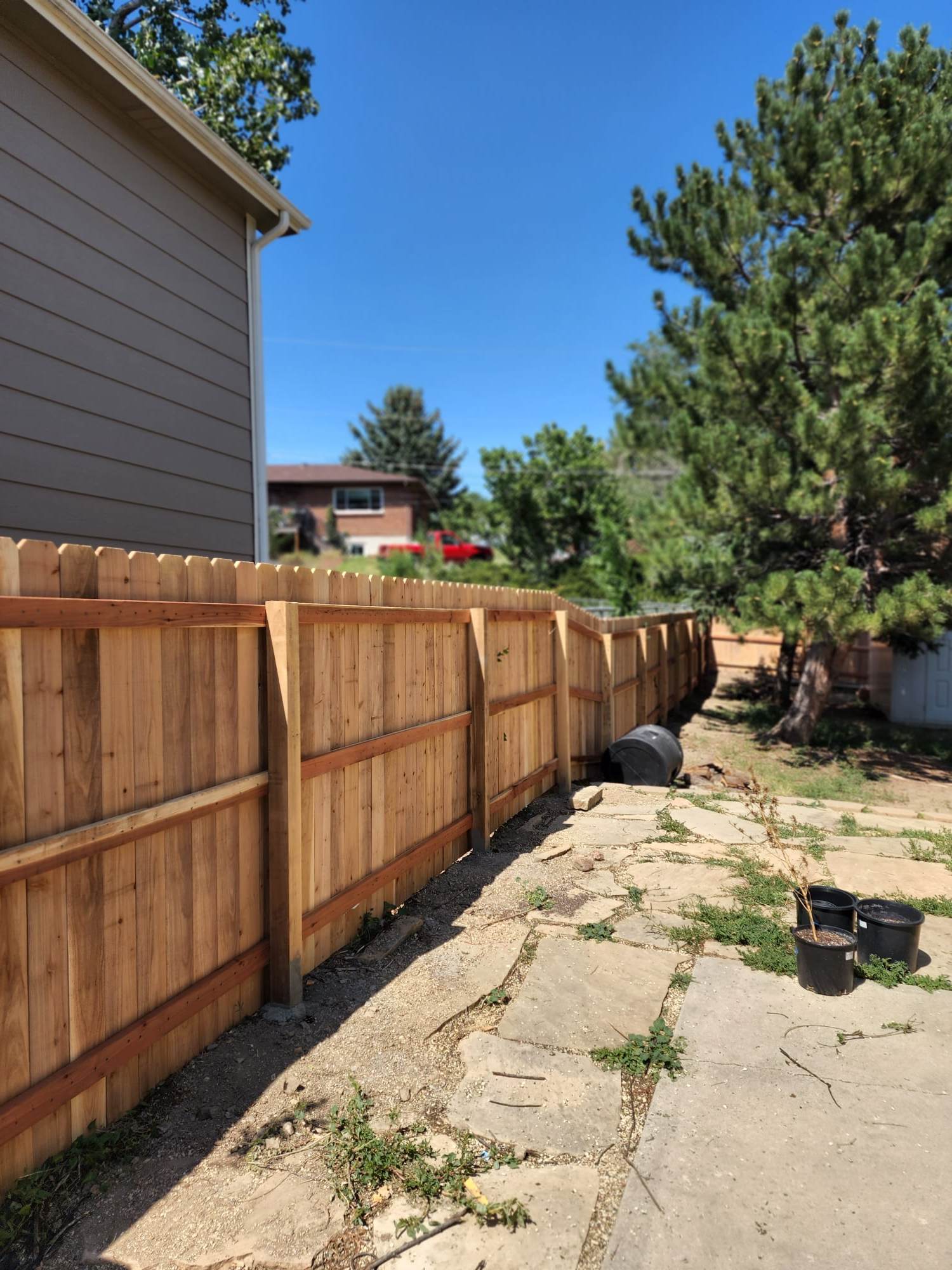 Big Blu's fencing project 58 in Colorado Springs