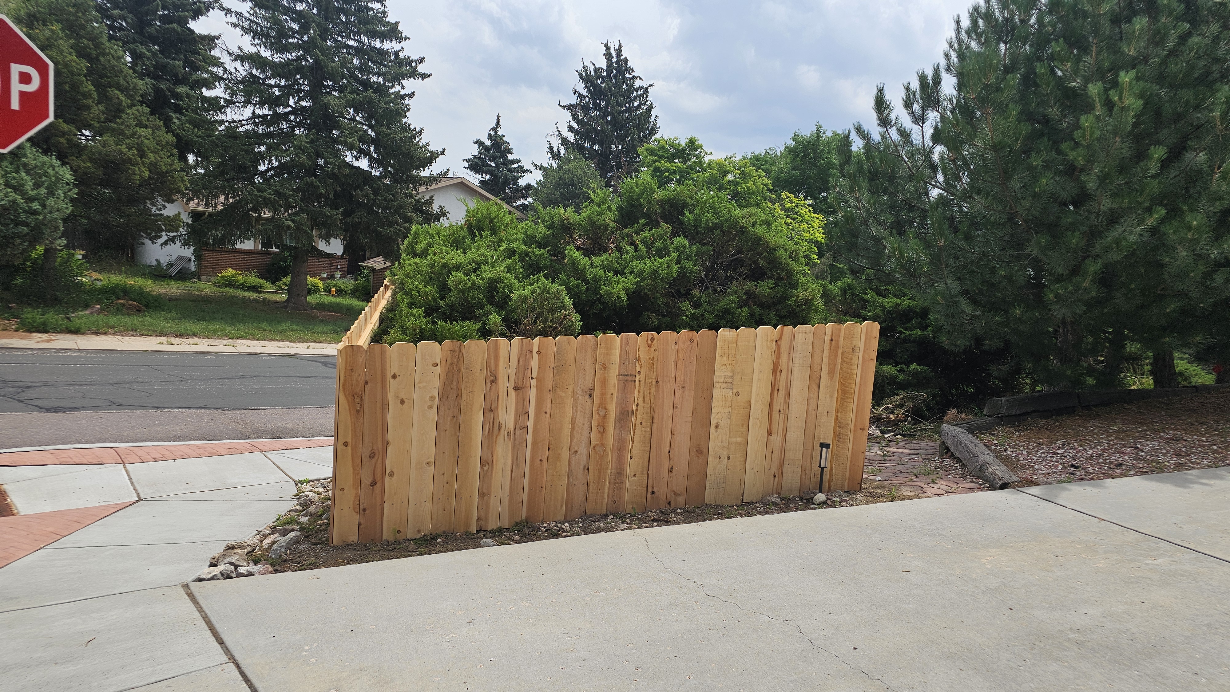 Big Blu's fencing project 91 in Colorado Springs
