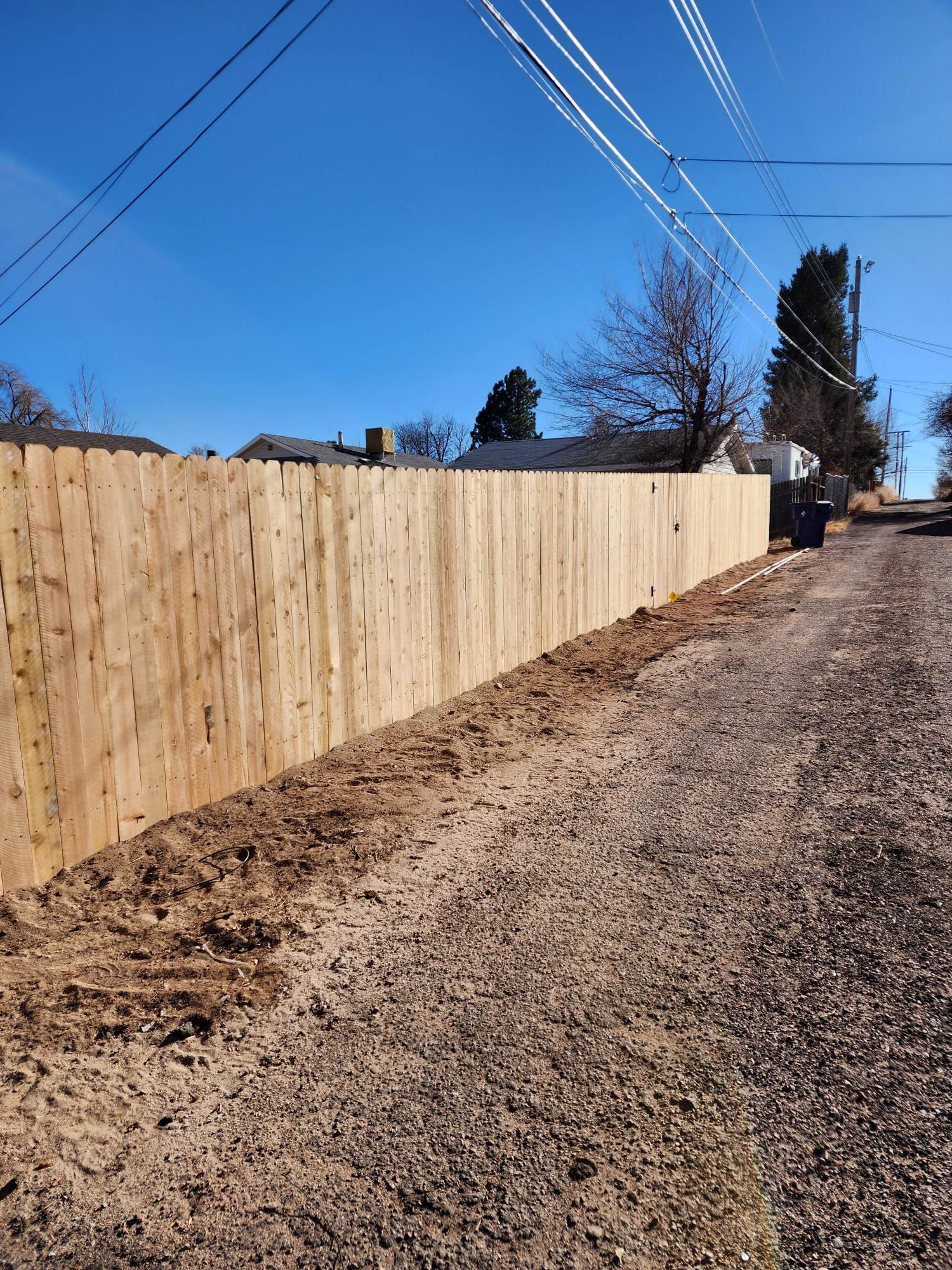 Big Blu's fencing project 54 in Colorado Springs