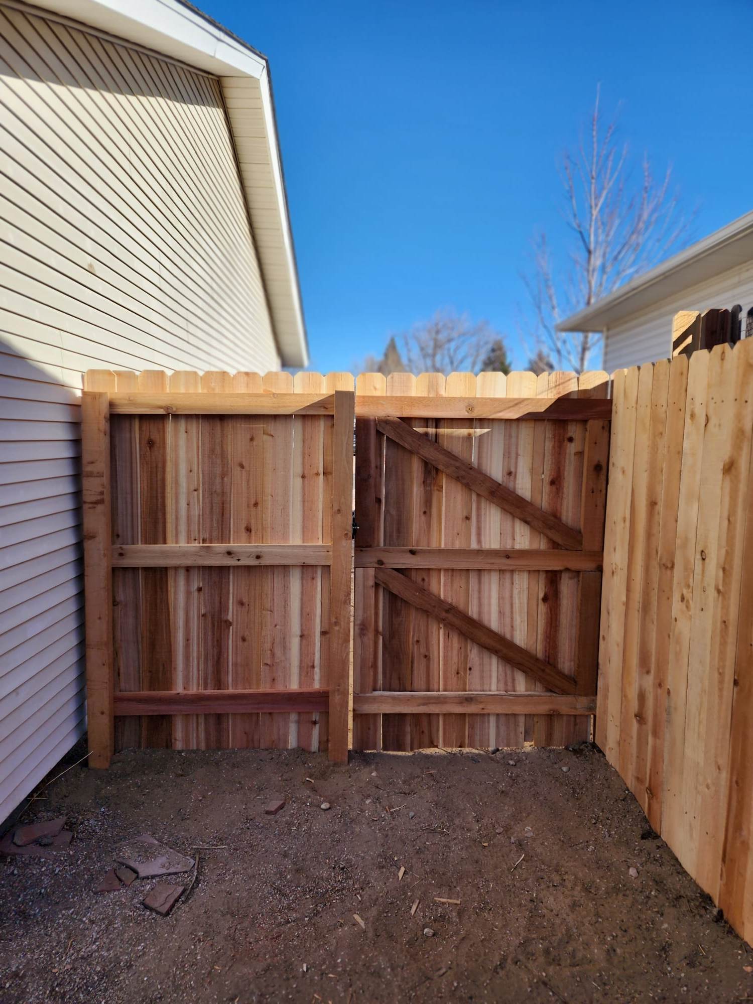 Big Blu's fencing project 50 in Colorado Springs