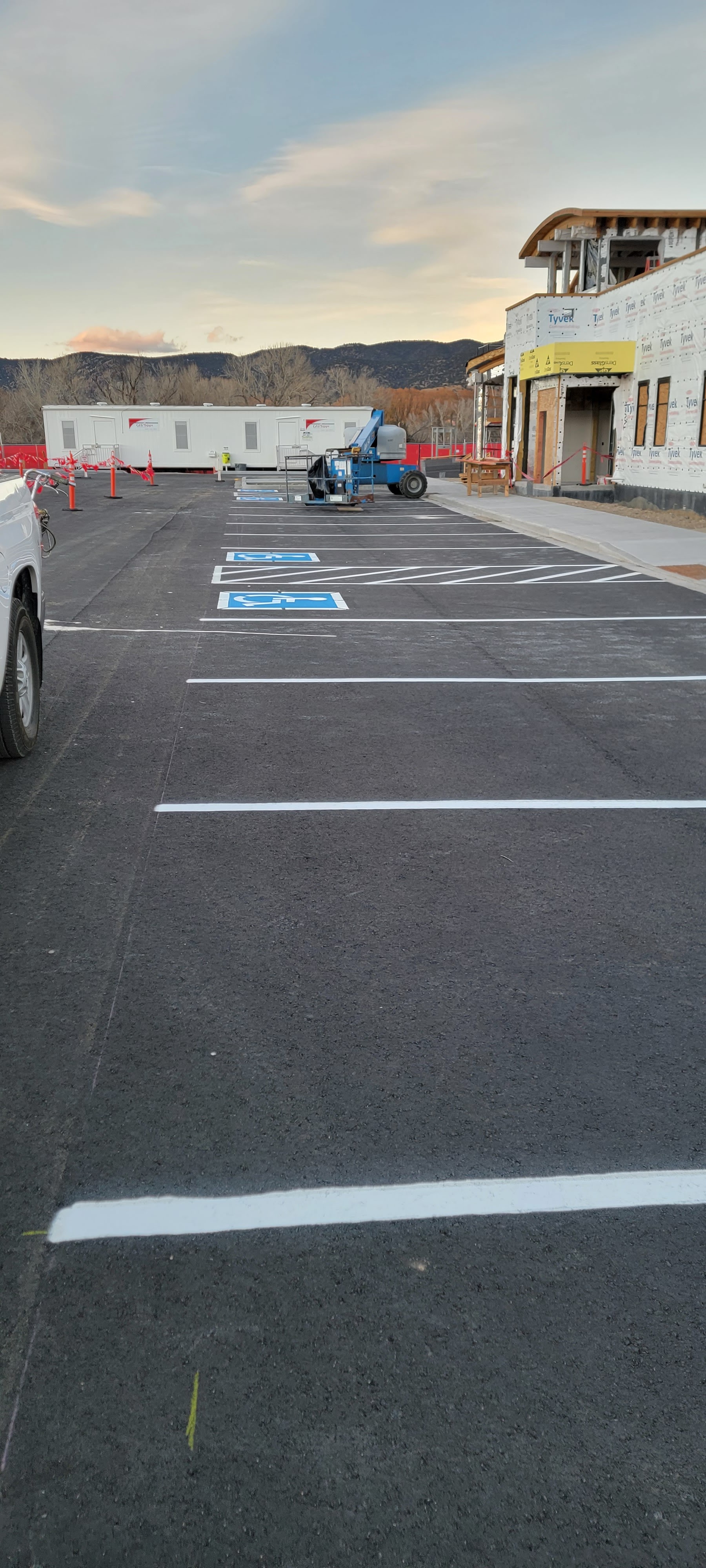 Parking lot striping project 50 by Big Blu's