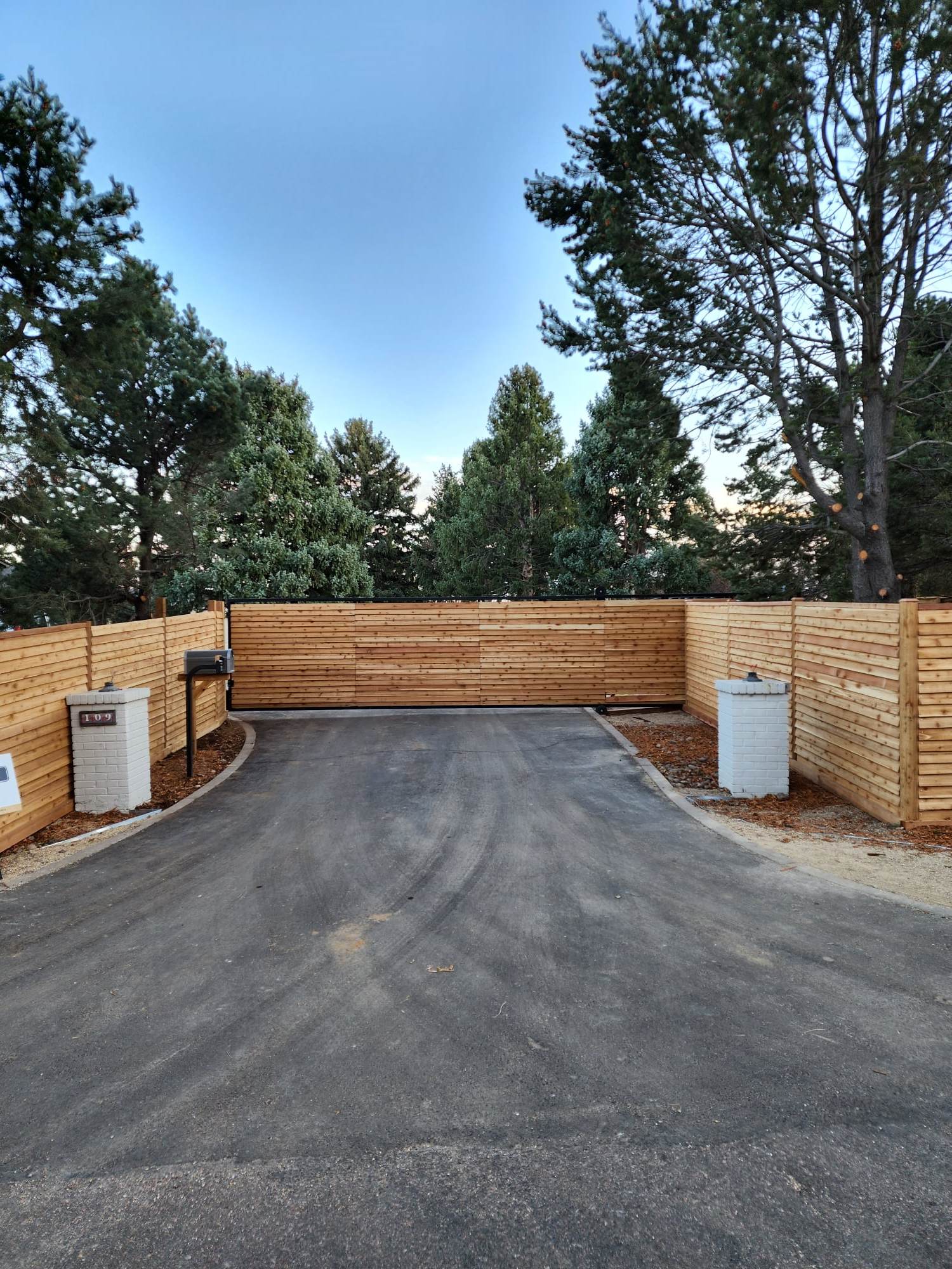 Big Blu's fencing project 61 in Colorado Springs